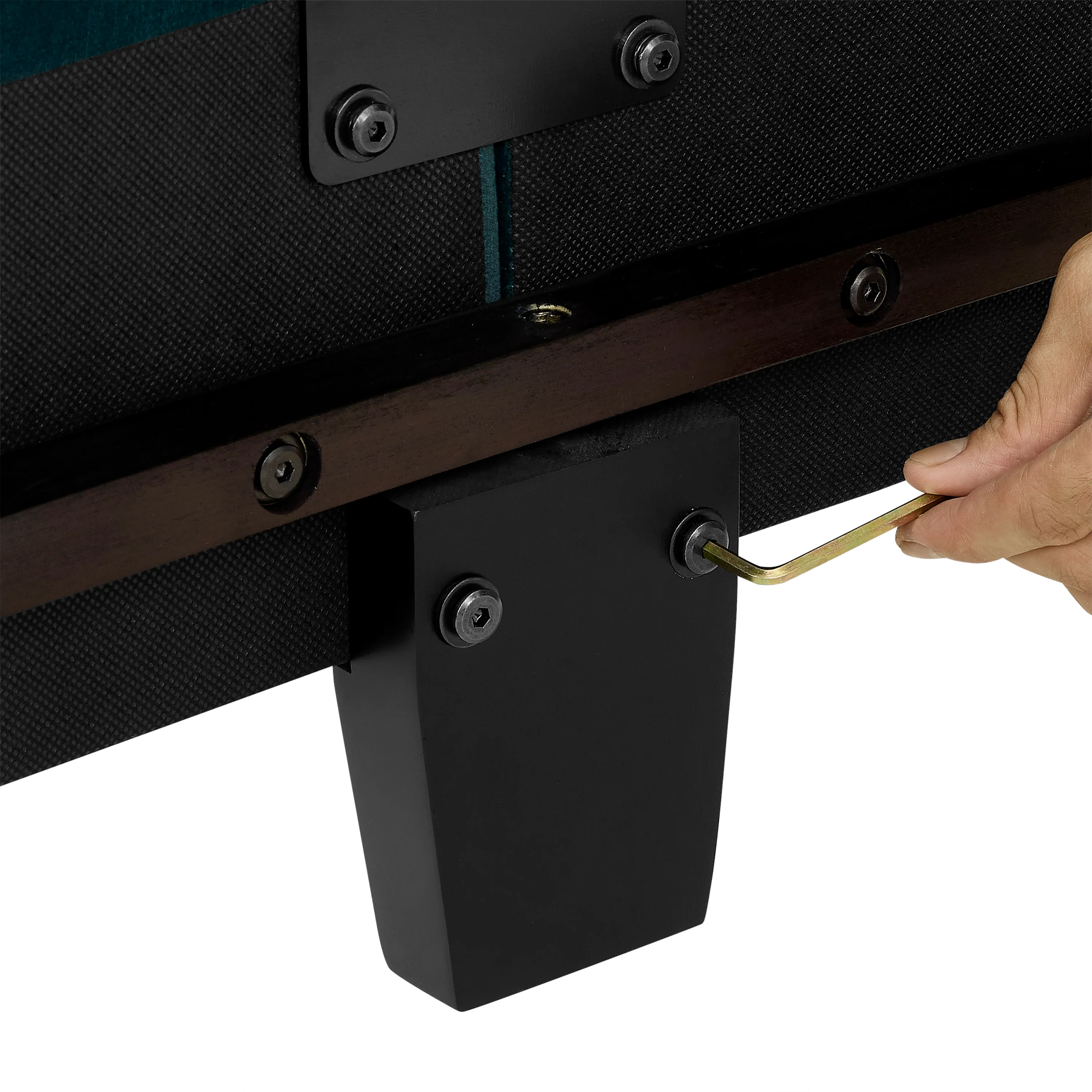 Walker Edison | Boucle Upholstered Platform Bed - Image 12