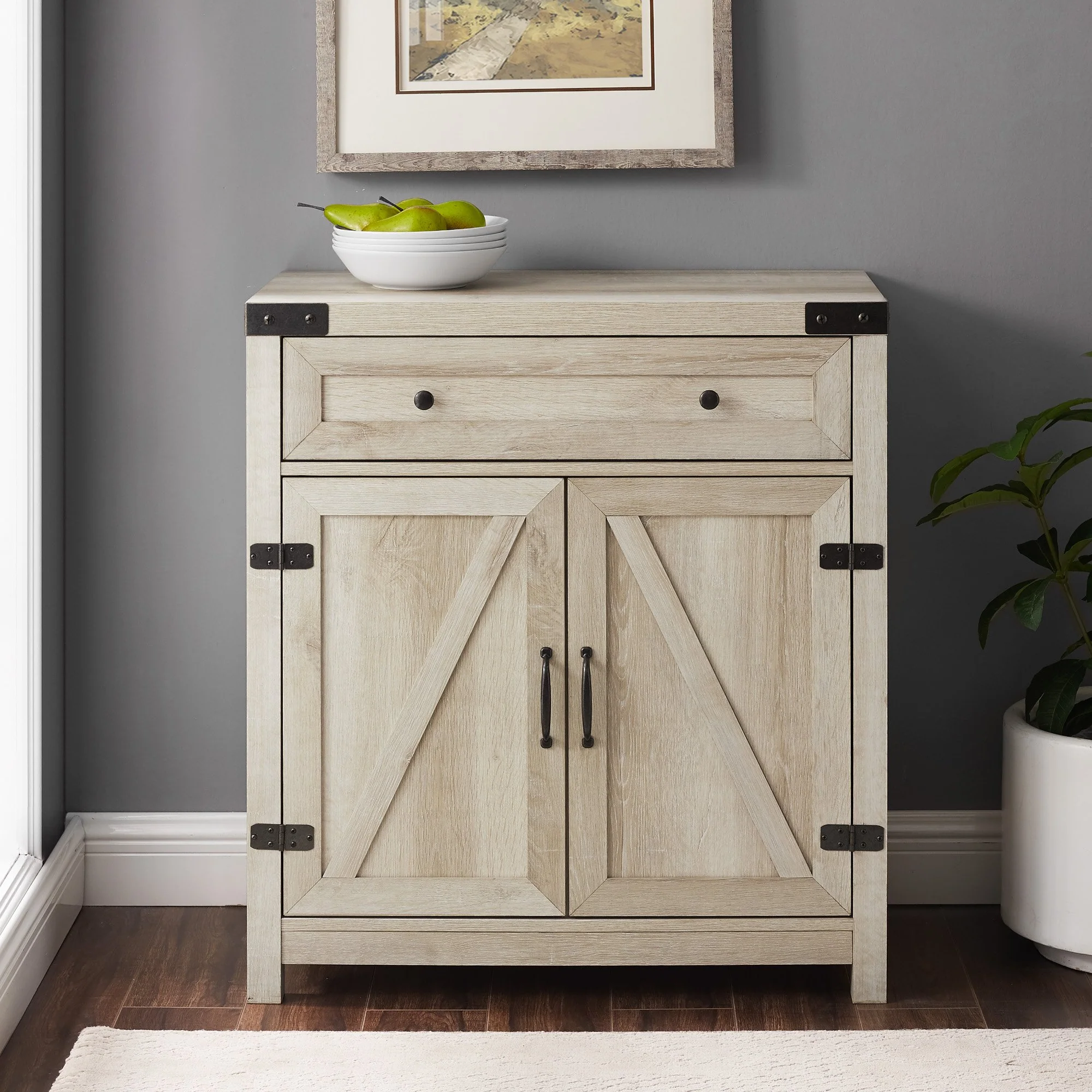 Barn Door Accent Cabinet - Image 12