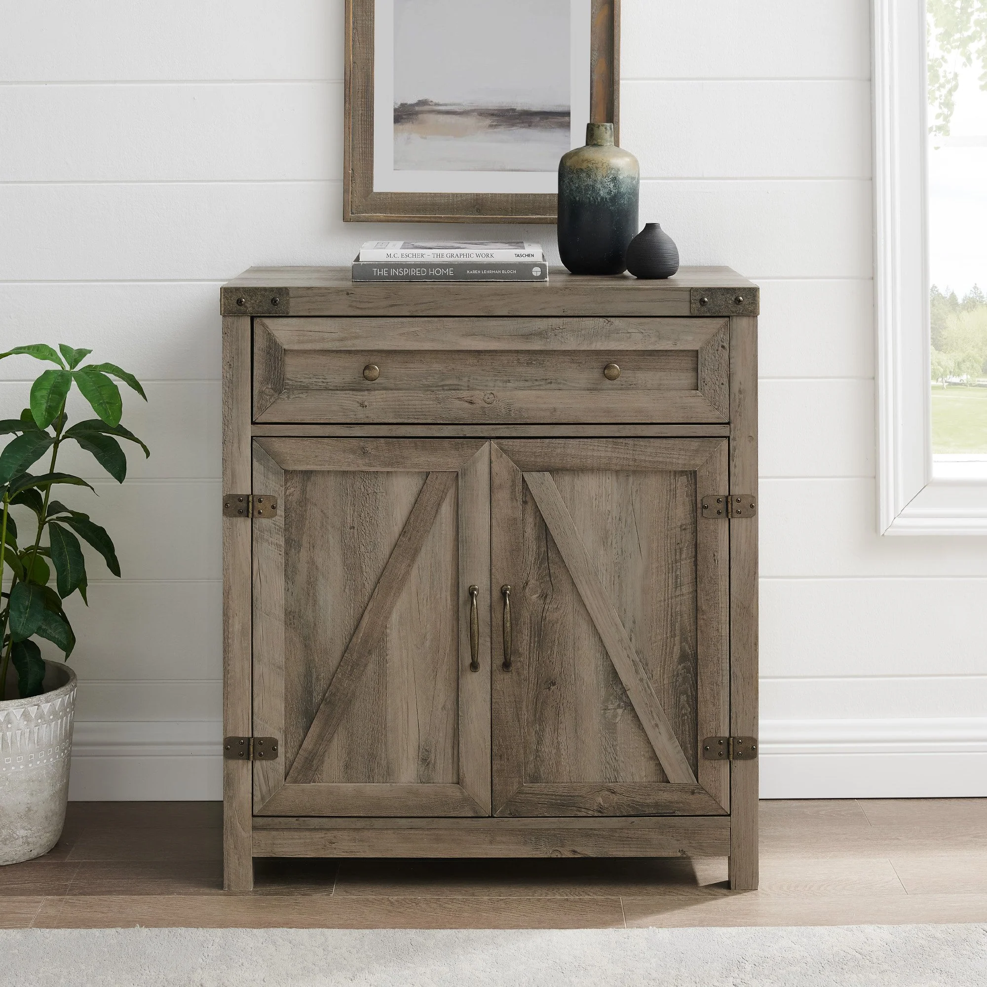 Barn Door Accent Cabinet - Image 14