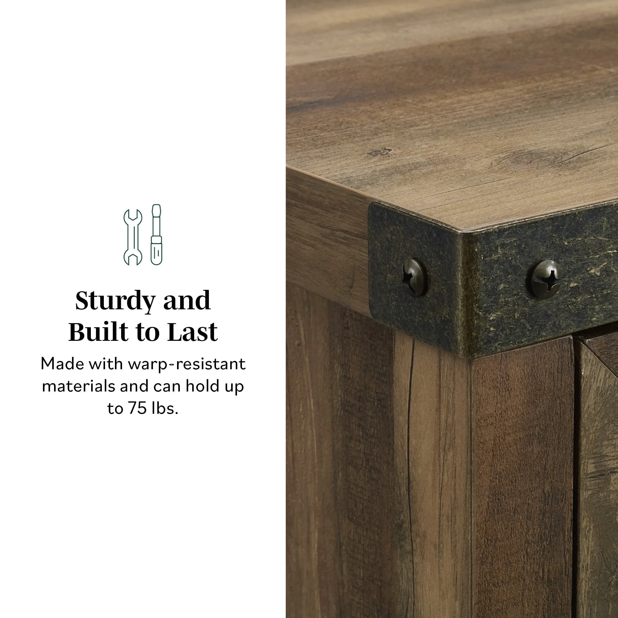 Barn Door Accent Cabinet - Image 3