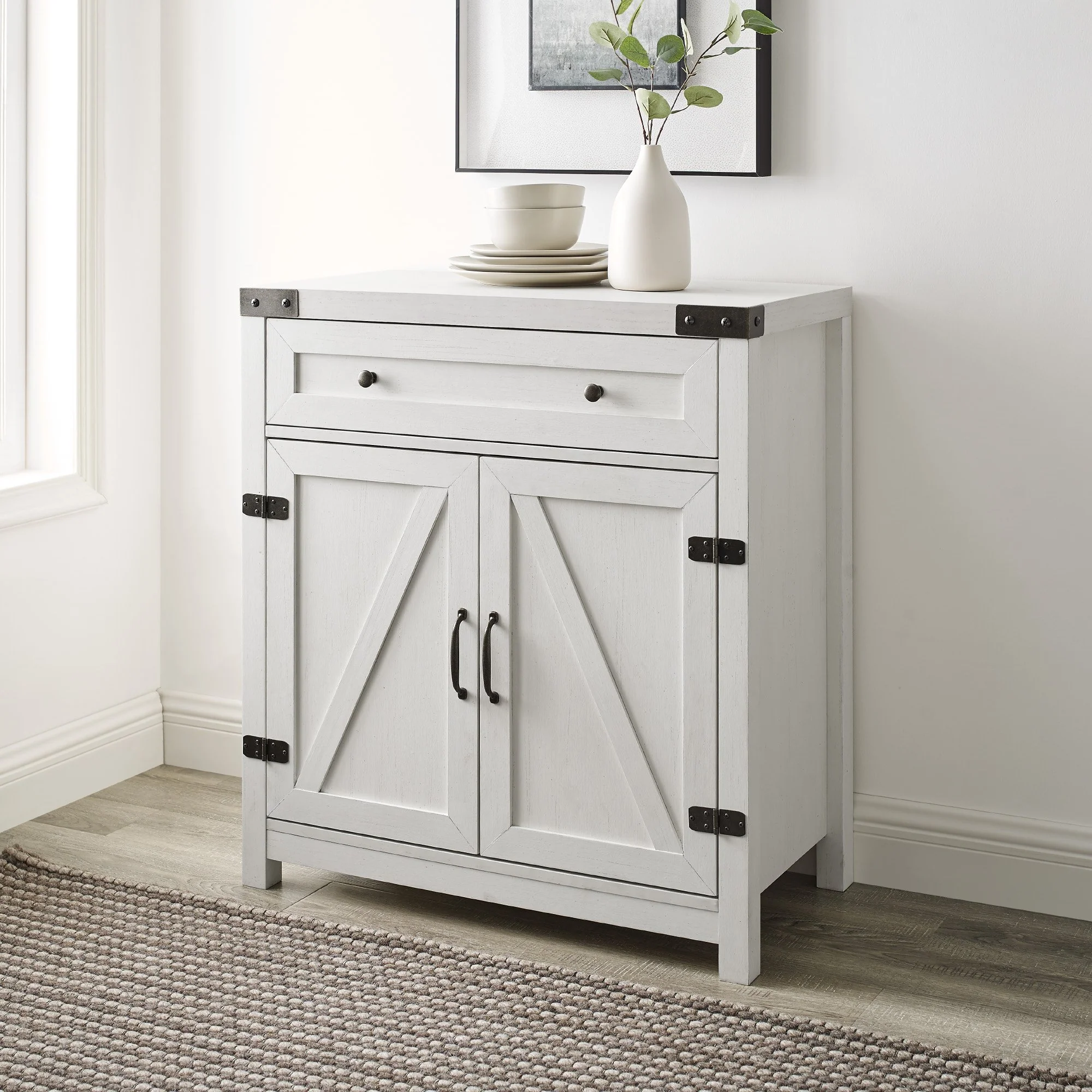 Barn Door Accent Cabinet - Image 6