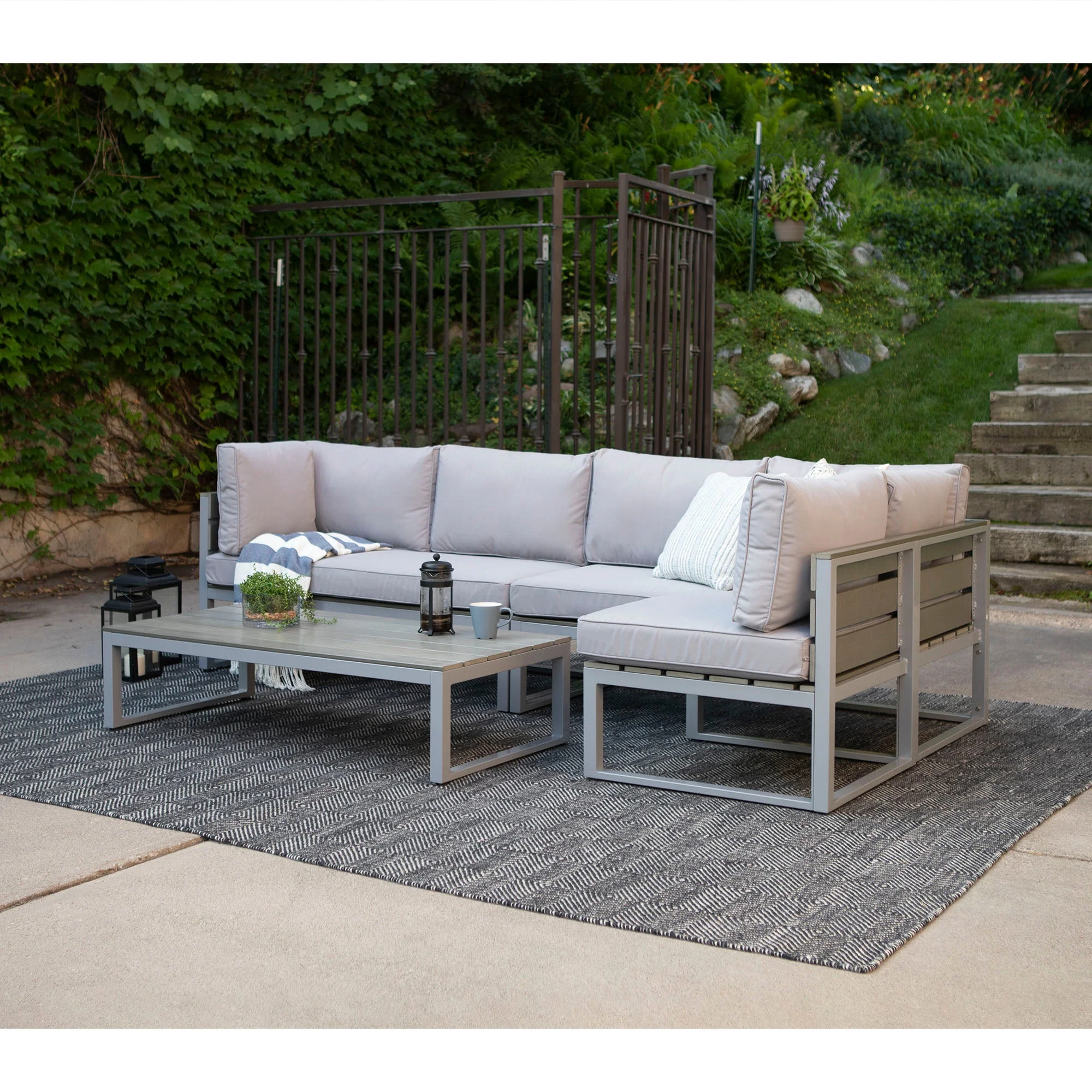 4-Piece Jane Outdoor Patio Conversation Set with Cushions - Image 7
