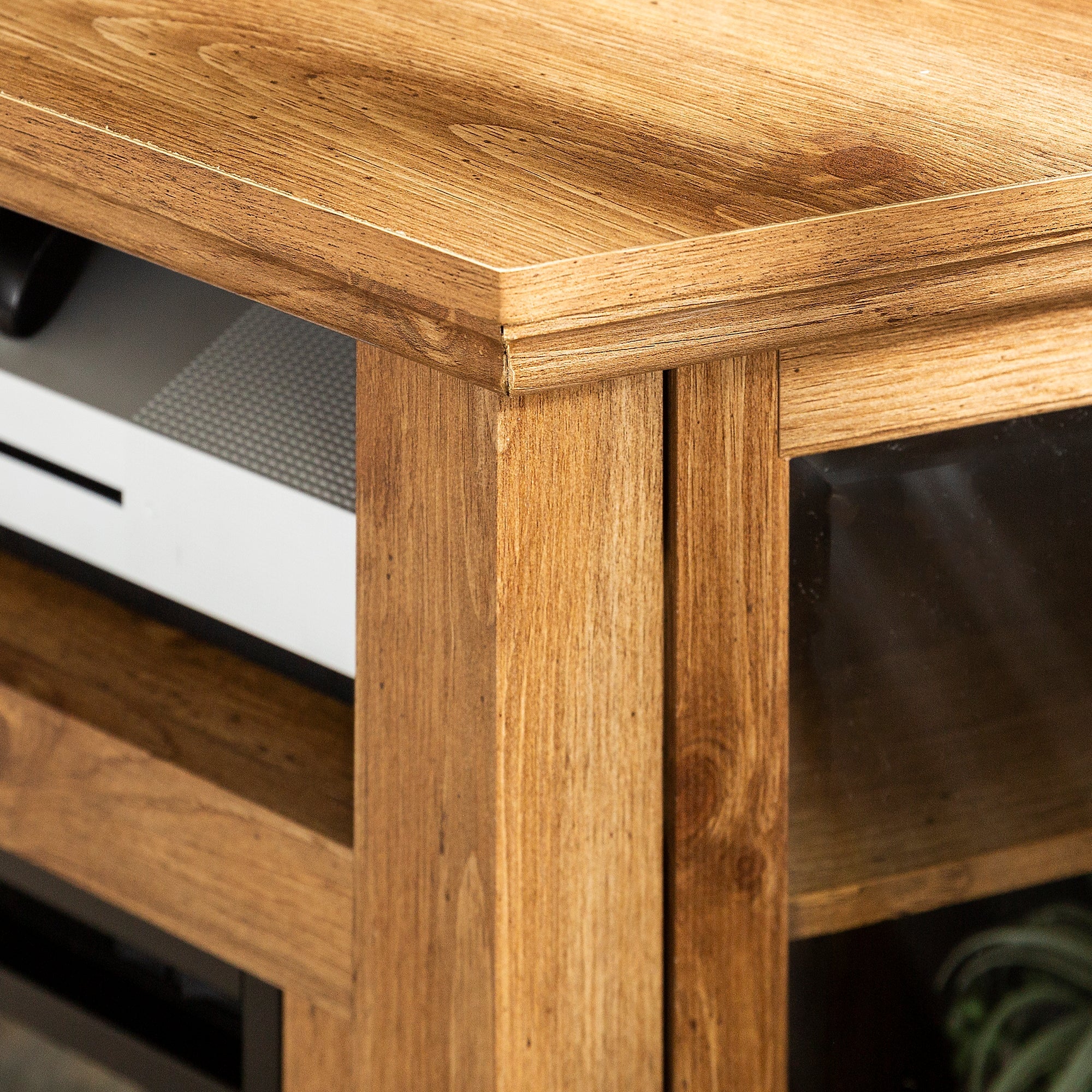 Barn 48" Wood Corner Fireplace TV Stand - Image 28