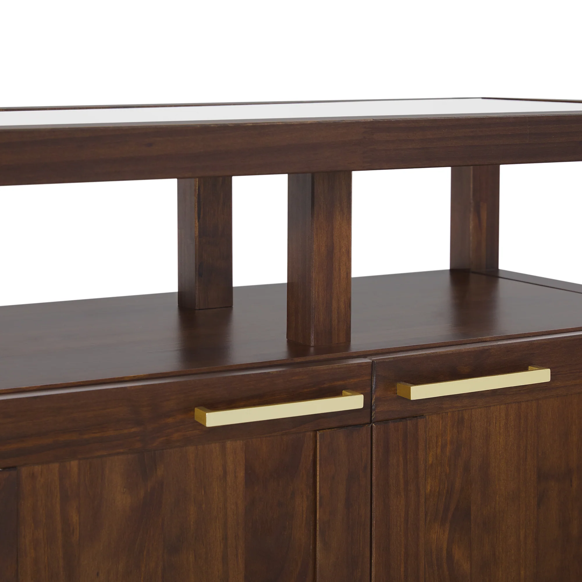 Isla Modern TV Stand with Glass Top - Image 17