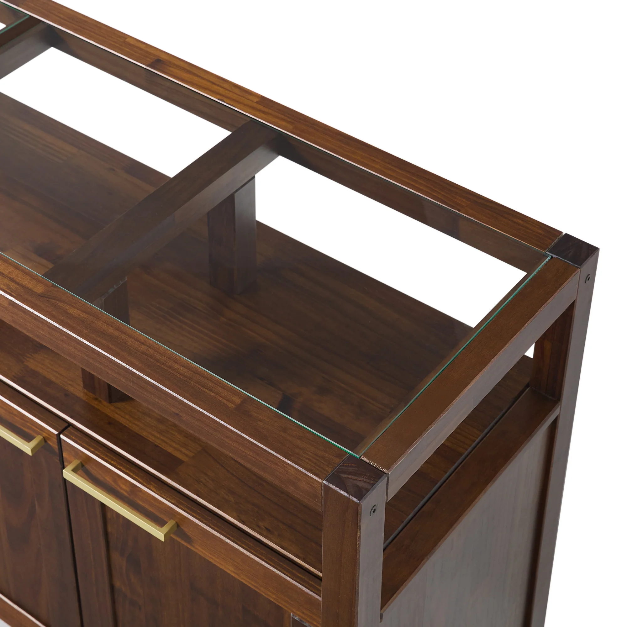 Isla Modern TV Stand with Glass Top - Image 19