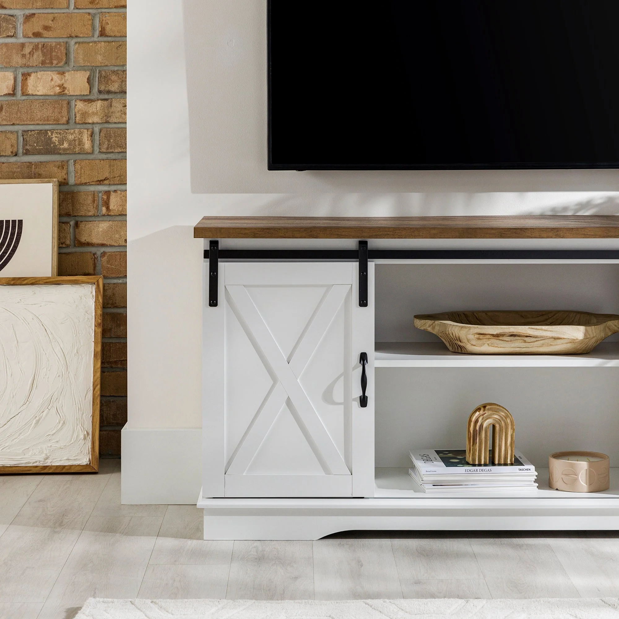 58" Sliding Barn Door TV Stand - Image 18