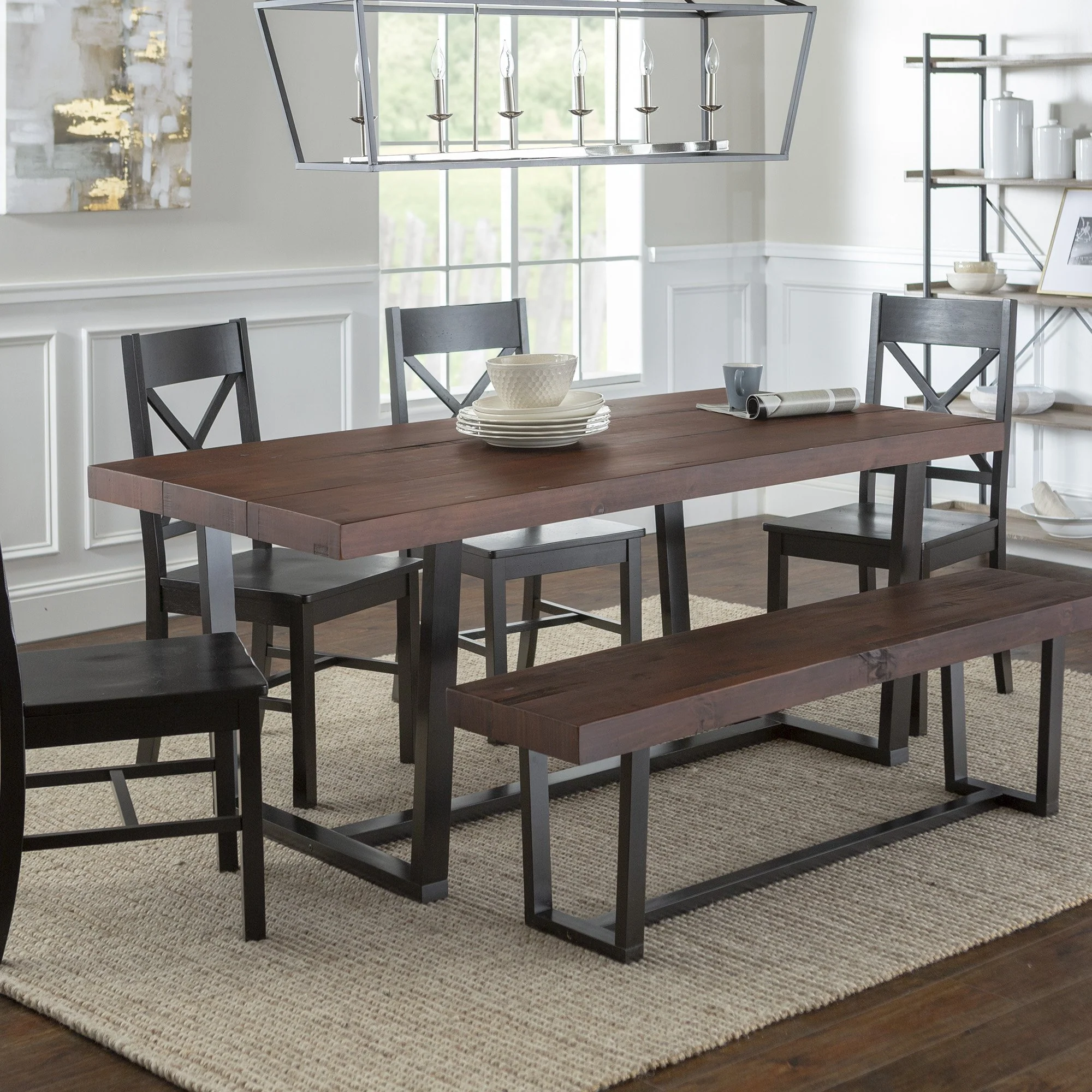 Farmhouse 6-Piece Dining Set - Image 4