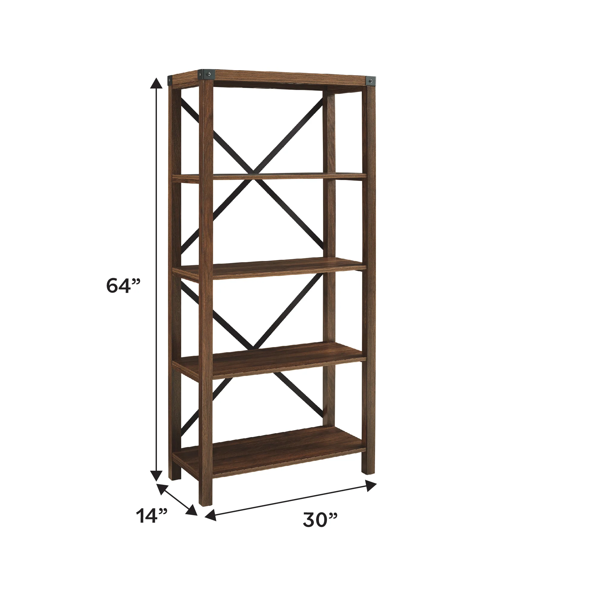 Metal X Bookshelf - Image 13