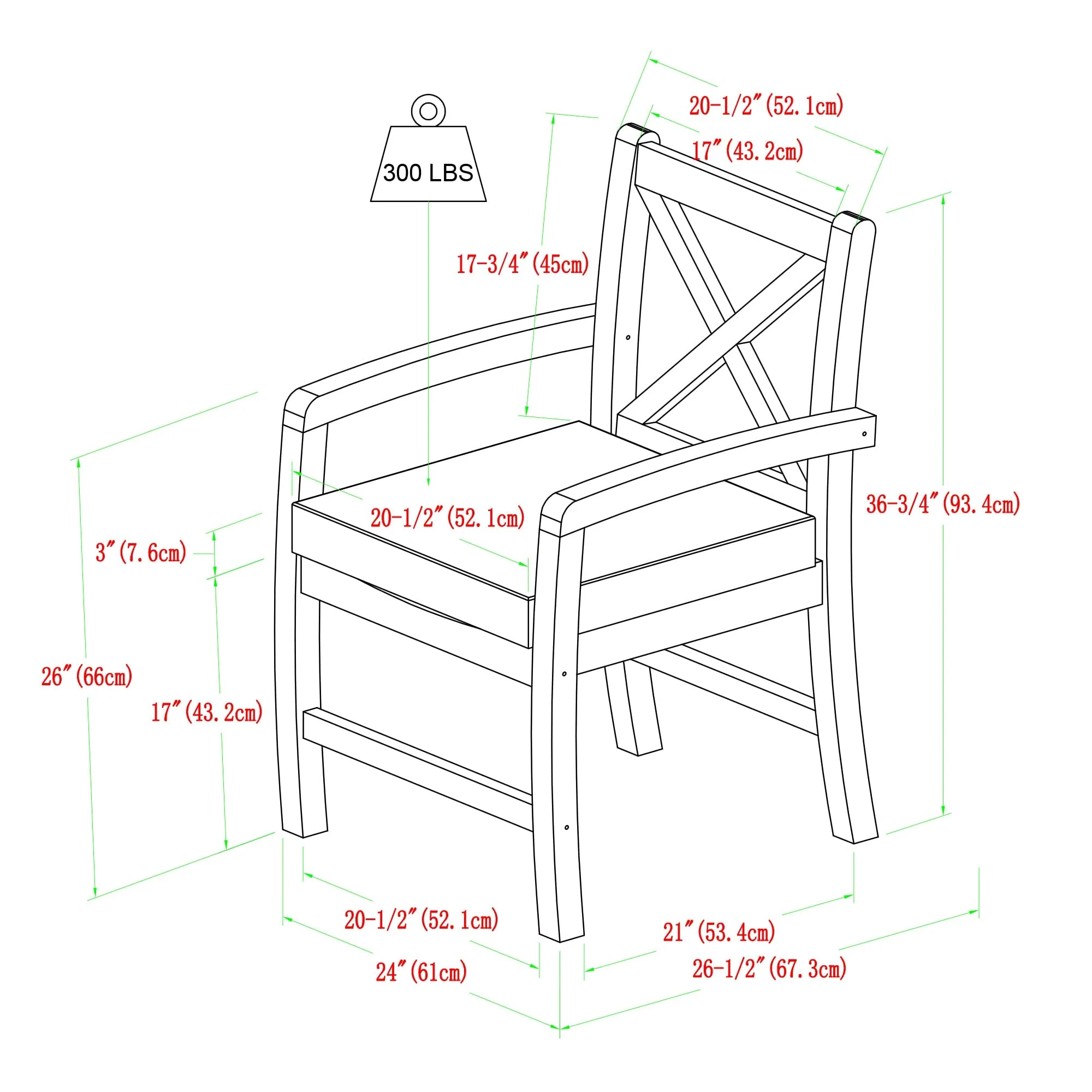 7-Piece Patio Dining Table Set - Image 5