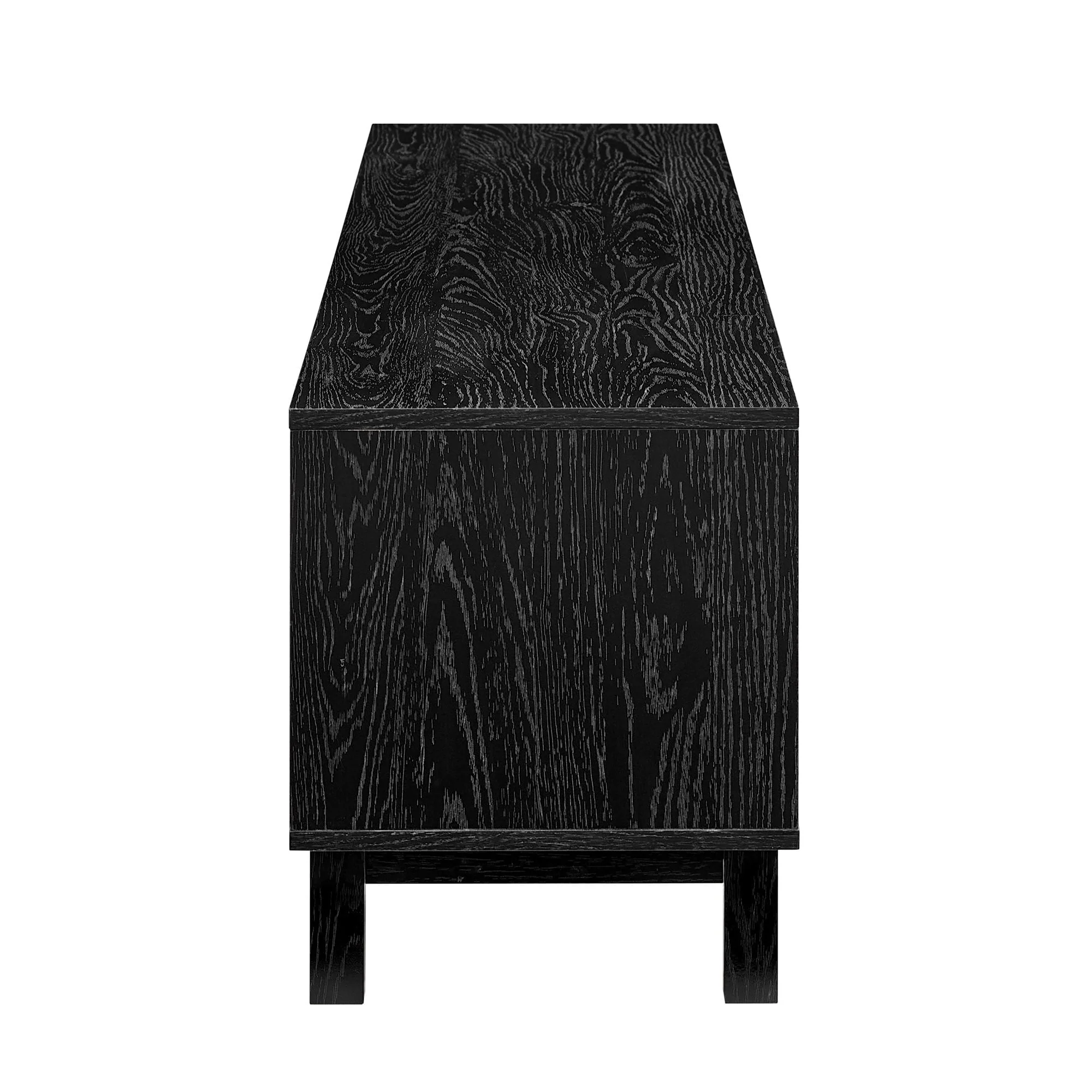 Hamkke Boho 2-Door Faux Rattan TV Stand - Image 17