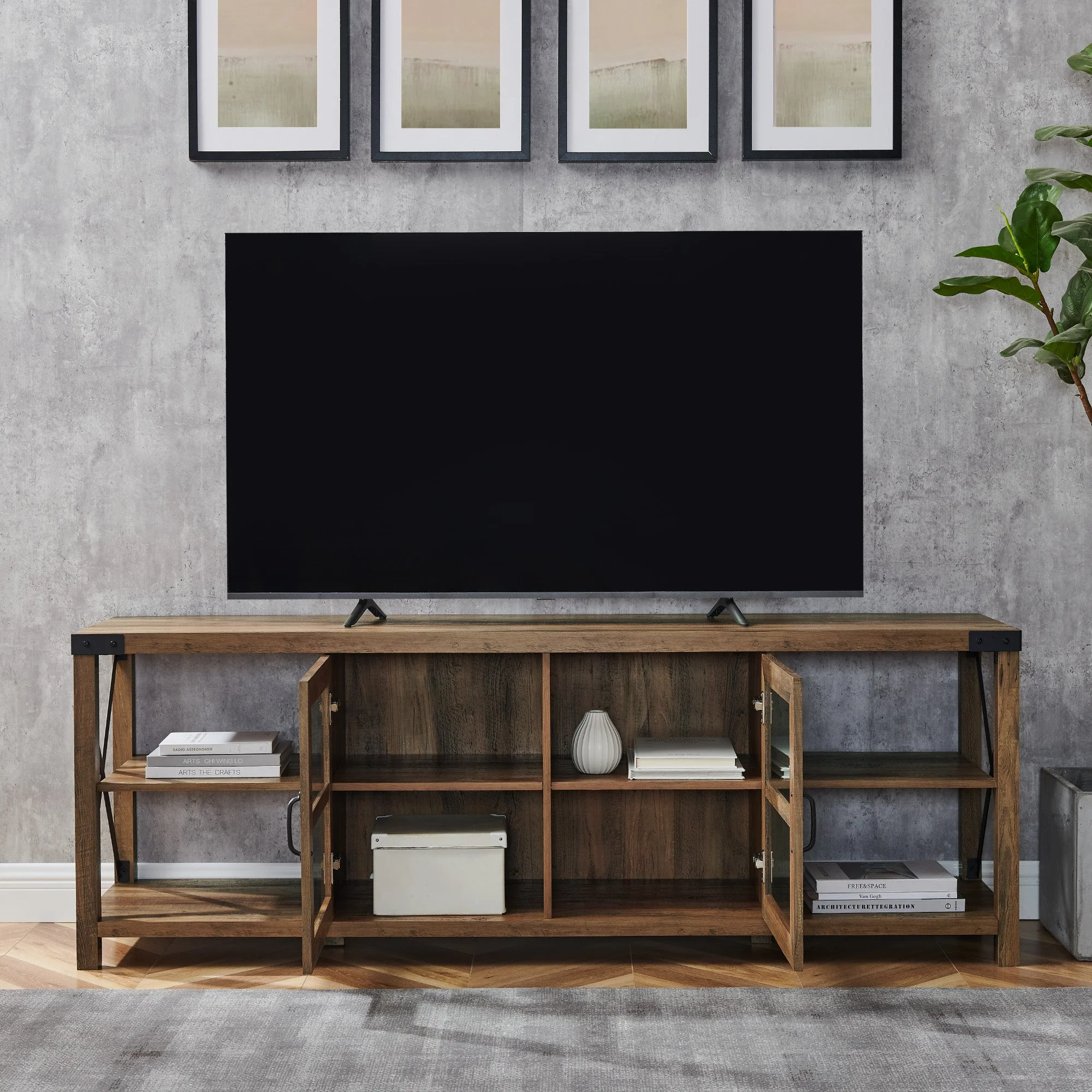 Metal X TV Stand - Image 4