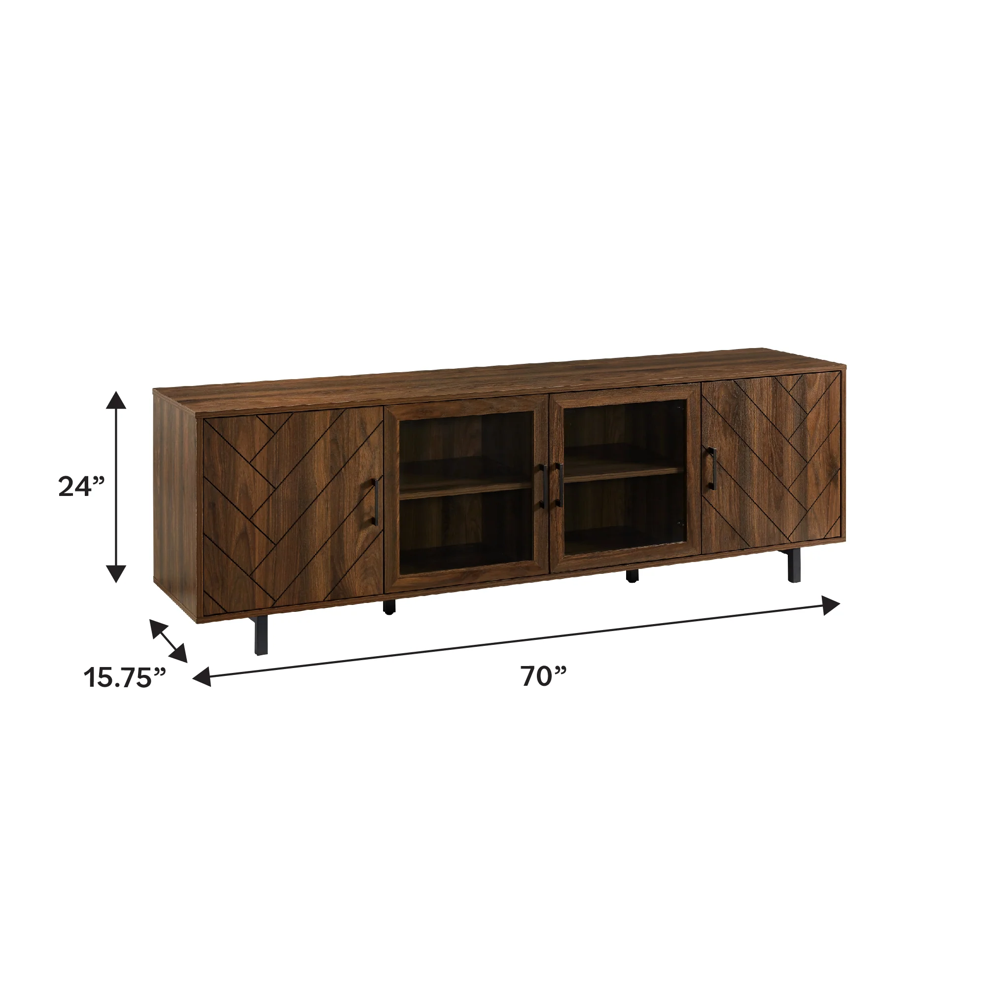 Ella Herringbone TV Stand - Image 5