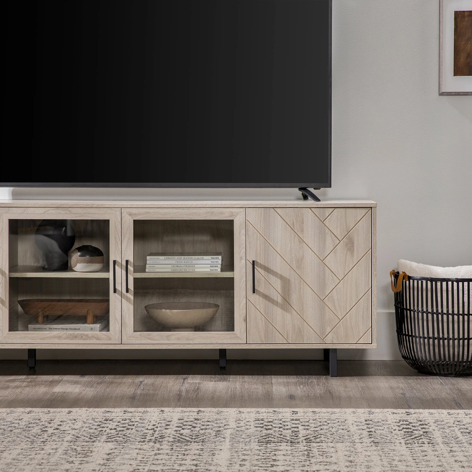 Ella Herringbone TV Stand - Image 8