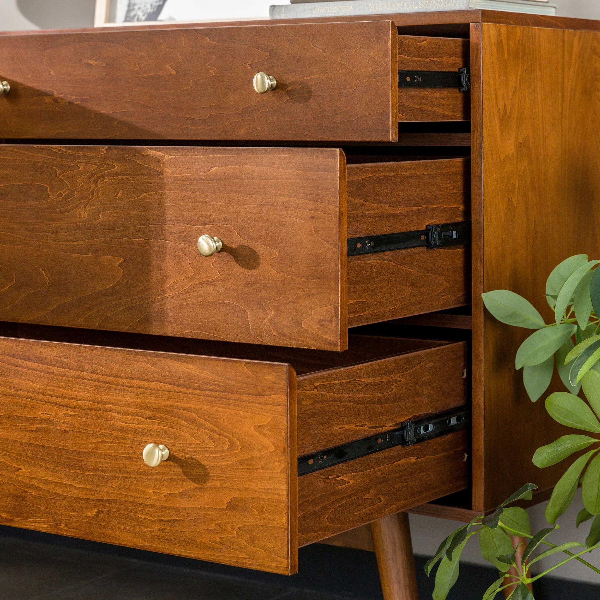 Mid-Century 70" Modern Console Buffet Sideboard - Image 14
