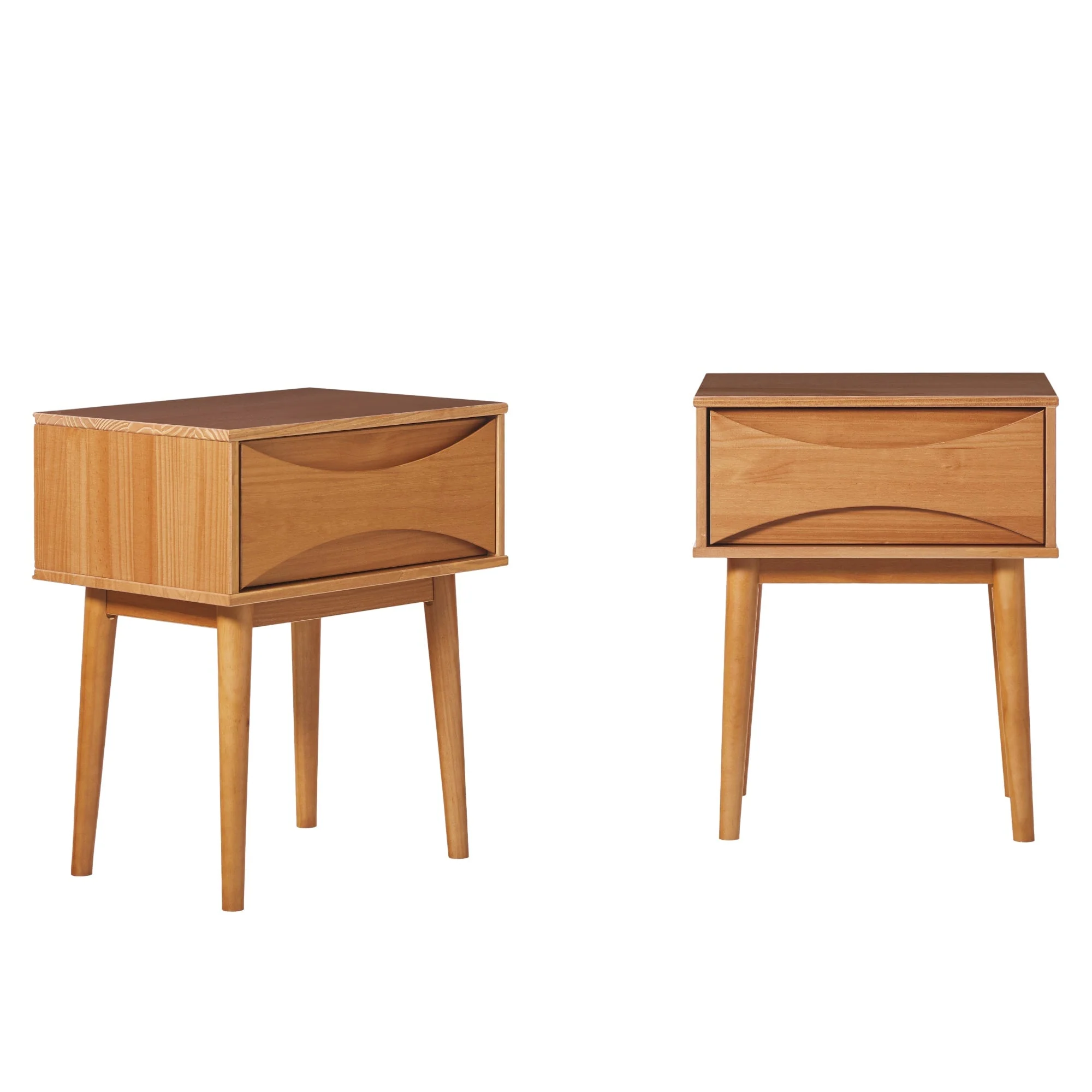 Atticus Solid Wood Mid-Century Modern Nightstand - Image 12