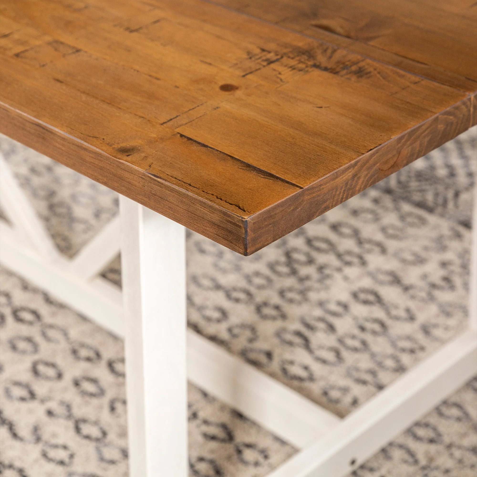 Brennan Solid Wood Trestle Dining Table - Image 3