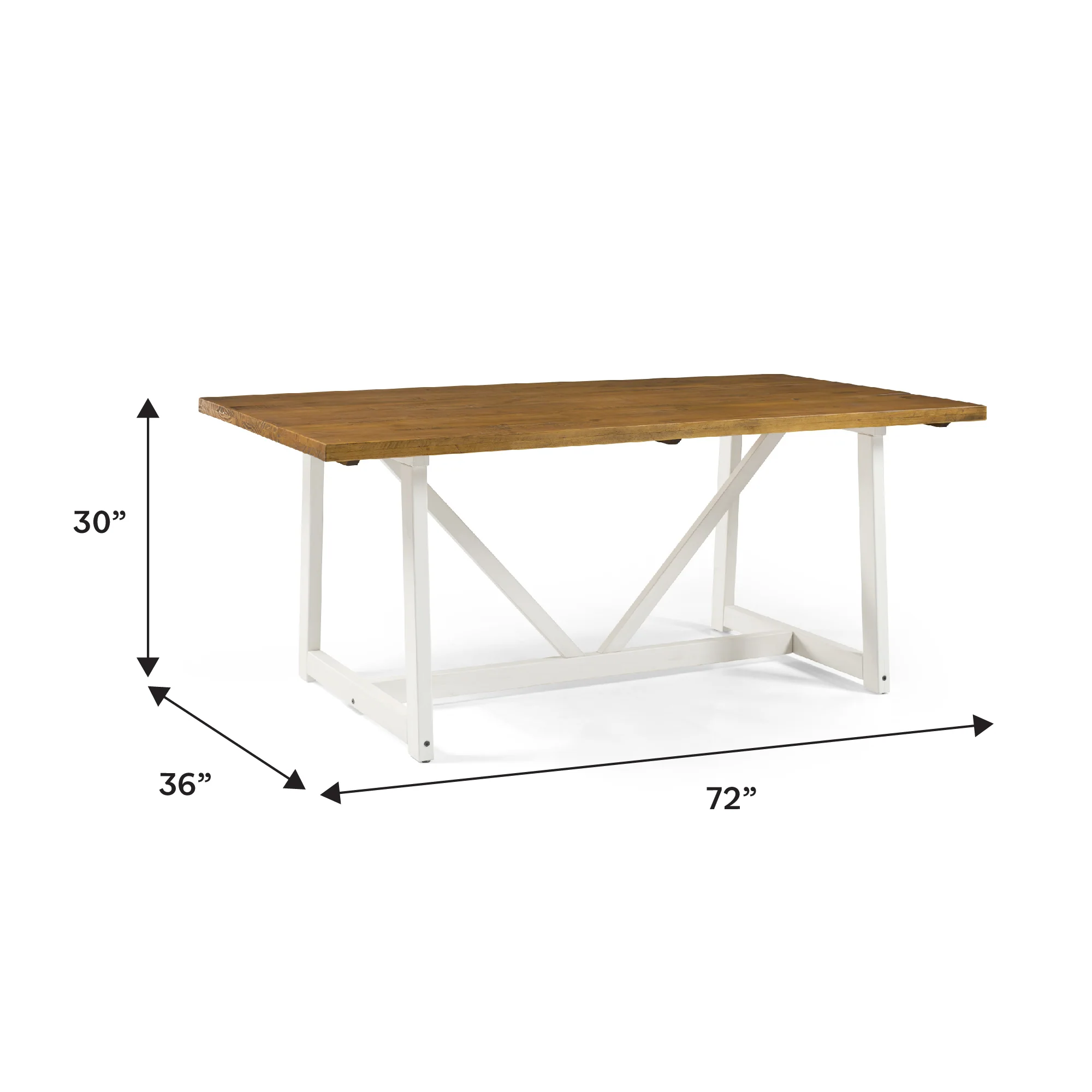 Brennan Solid Wood Trestle Dining Table - Image 4