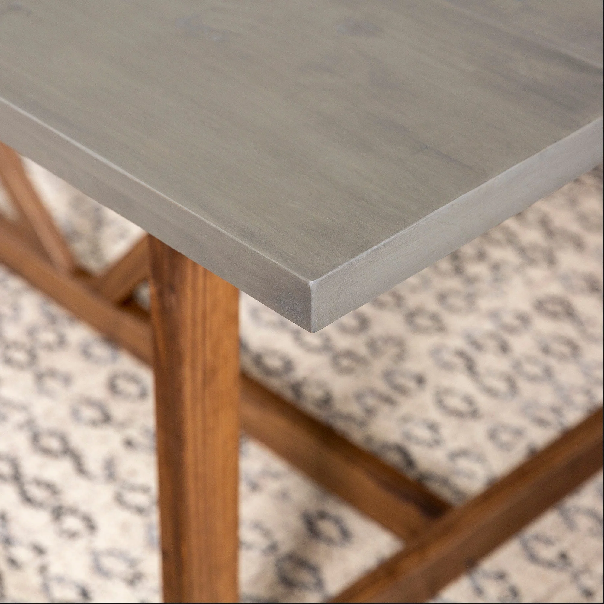 Brennan Solid Wood Trestle Dining Table - Image 7