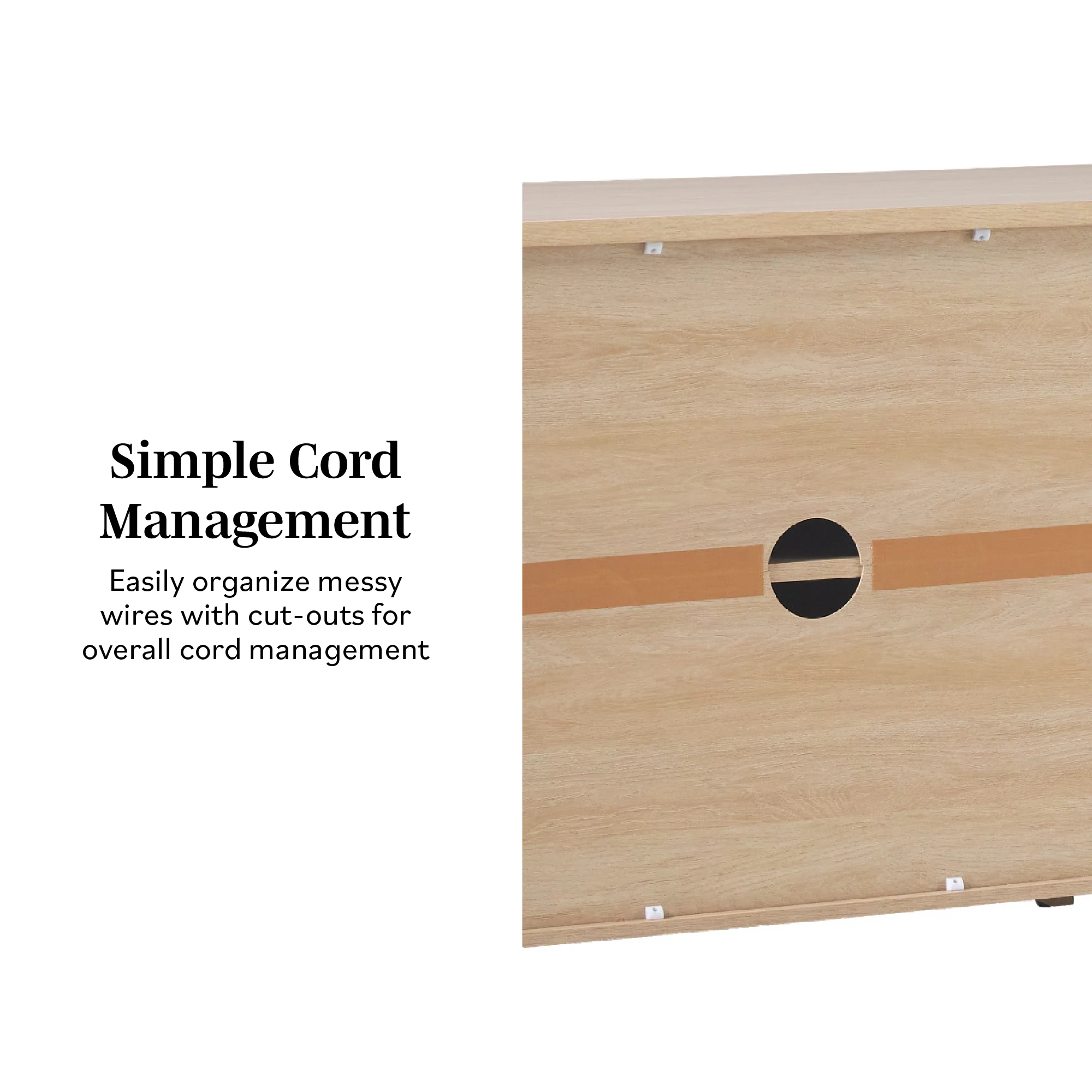 Chantelle Modern Curved Buffet Sideboard and TV Stand - Image 11