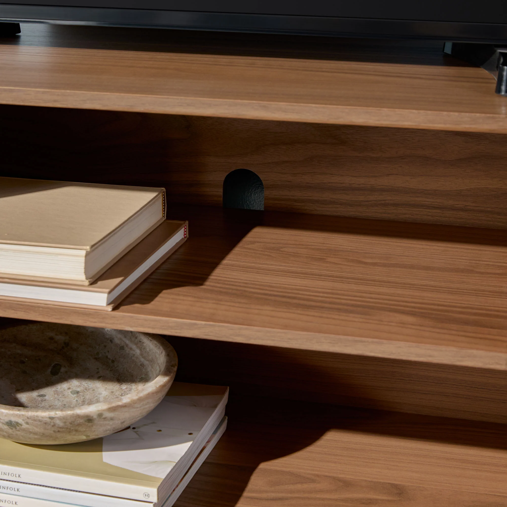 Chloe Modern Reeded TV Stand - Image 26