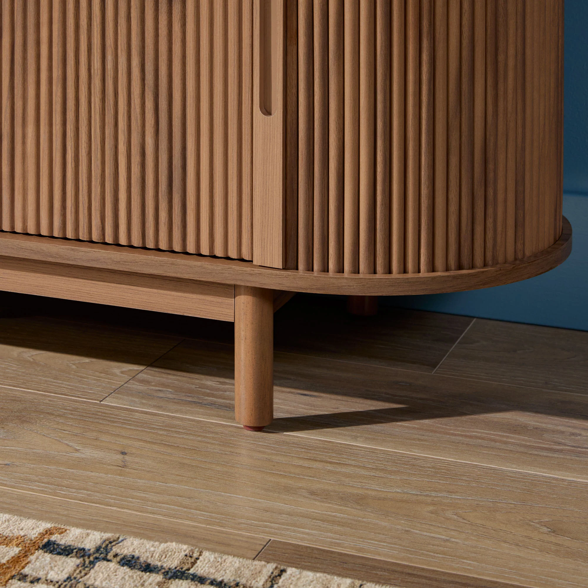 Chloe Modern Reeded TV Stand - Image 27