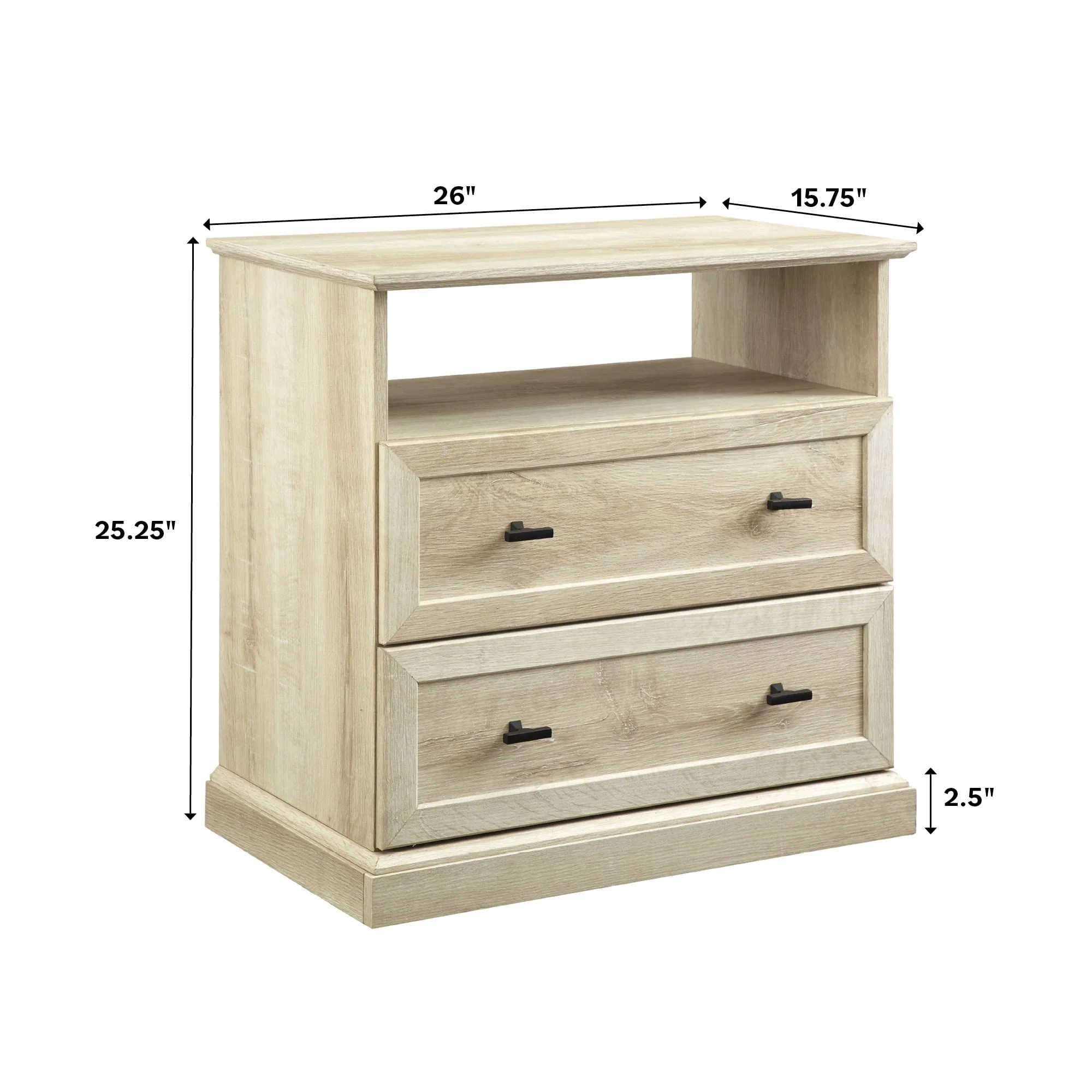 Clyde Classic 2-Drawer Nightstand / Side Table - Image 7