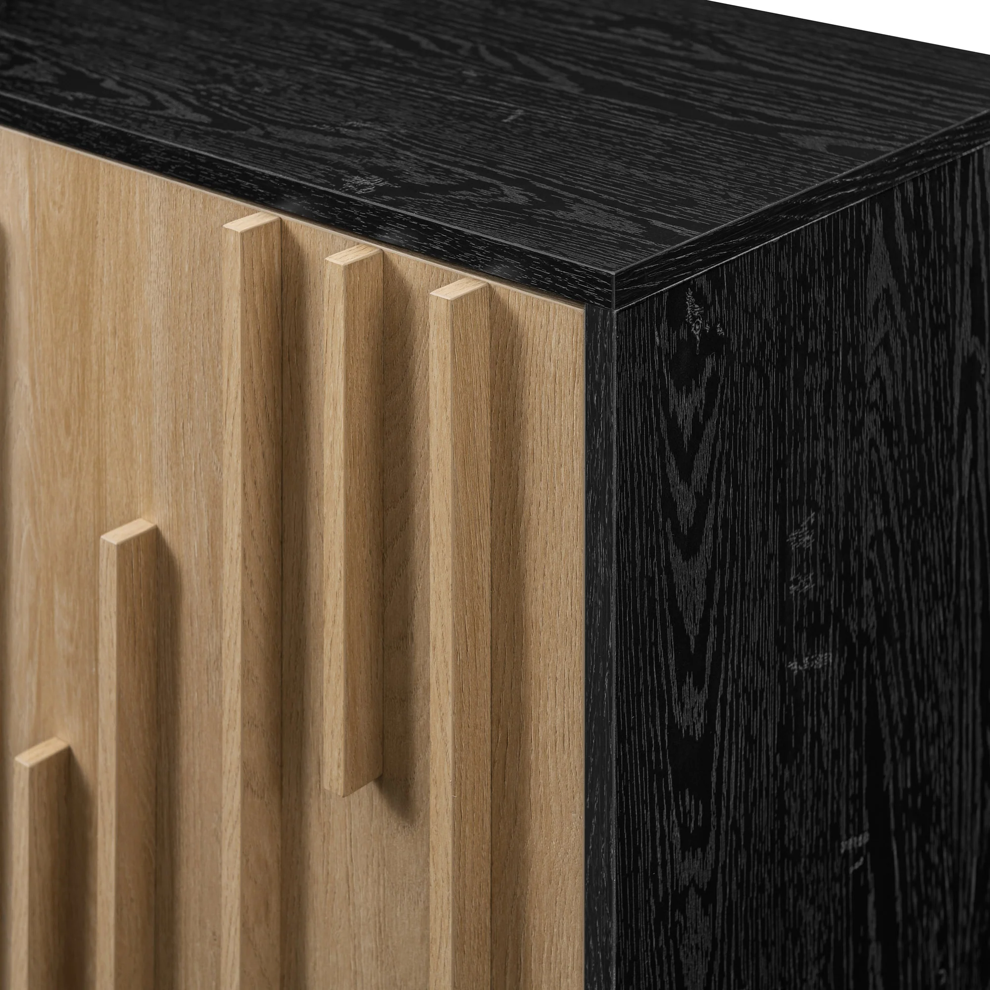 Silas Contemporary Wood Detailed-Door Sideboard / TV Stand - Image 12