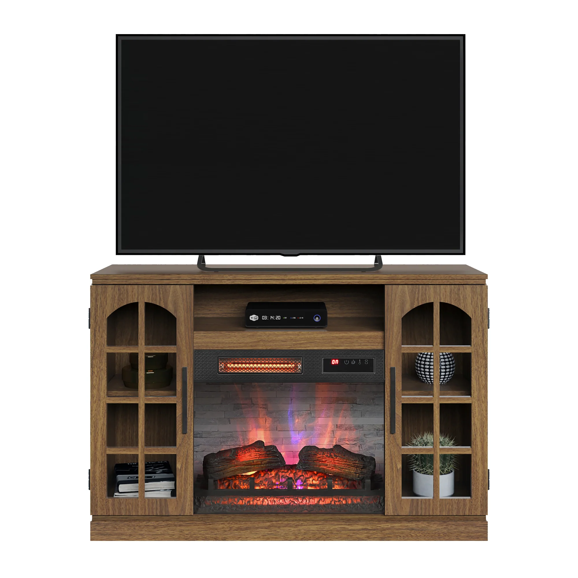 duraflame® Electric Fireplace Farmhouse 55" TV Stand - Image 11