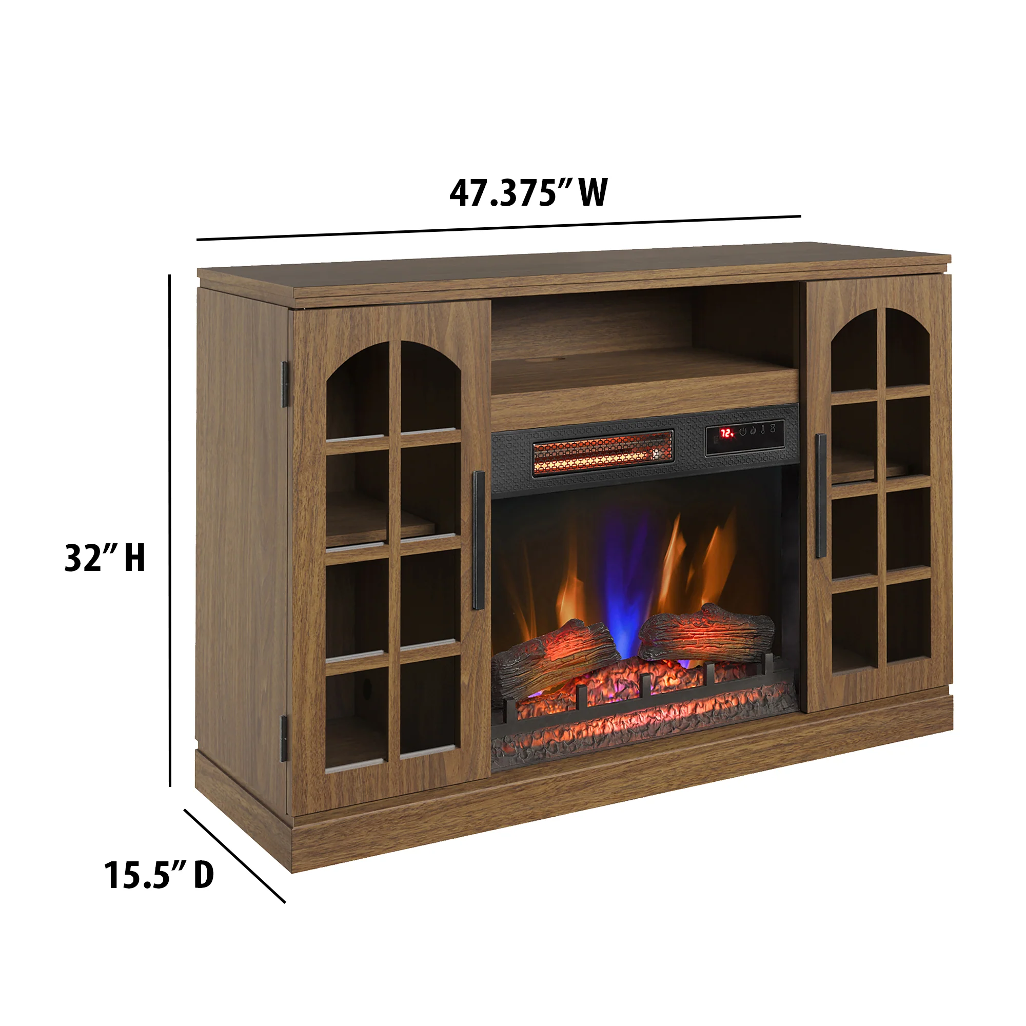duraflame® Electric Fireplace Farmhouse 55" TV Stand - Image 3
