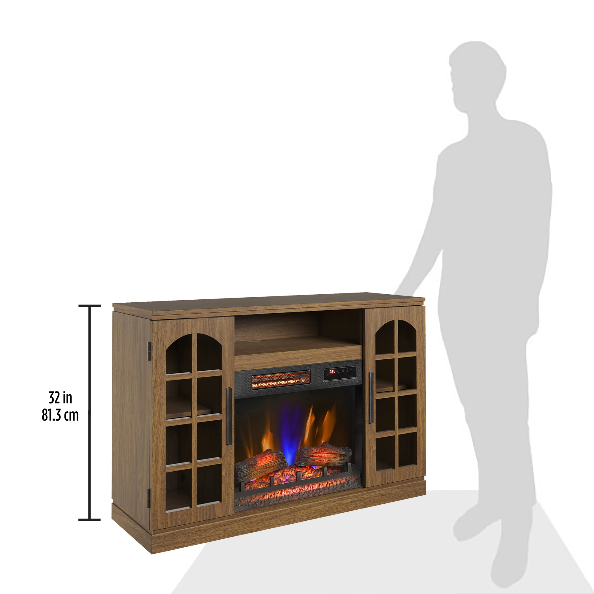 duraflame® Electric Fireplace Farmhouse 55" TV Stand - Image 4