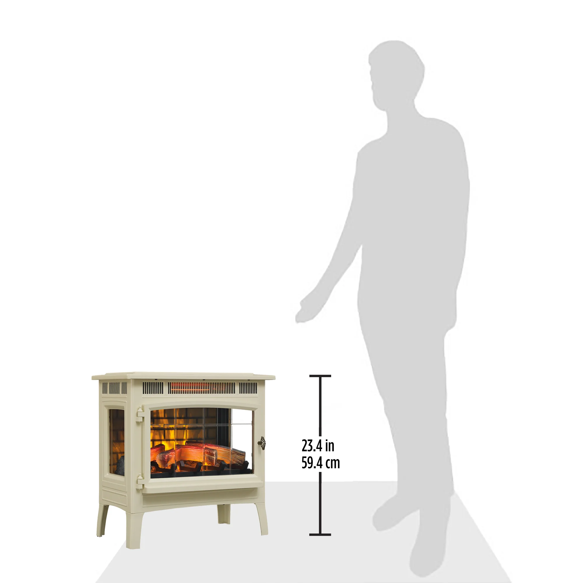 duraflame® Electric Infrared Fireplace Stove Heater with 3D Flame Effect - Image 10