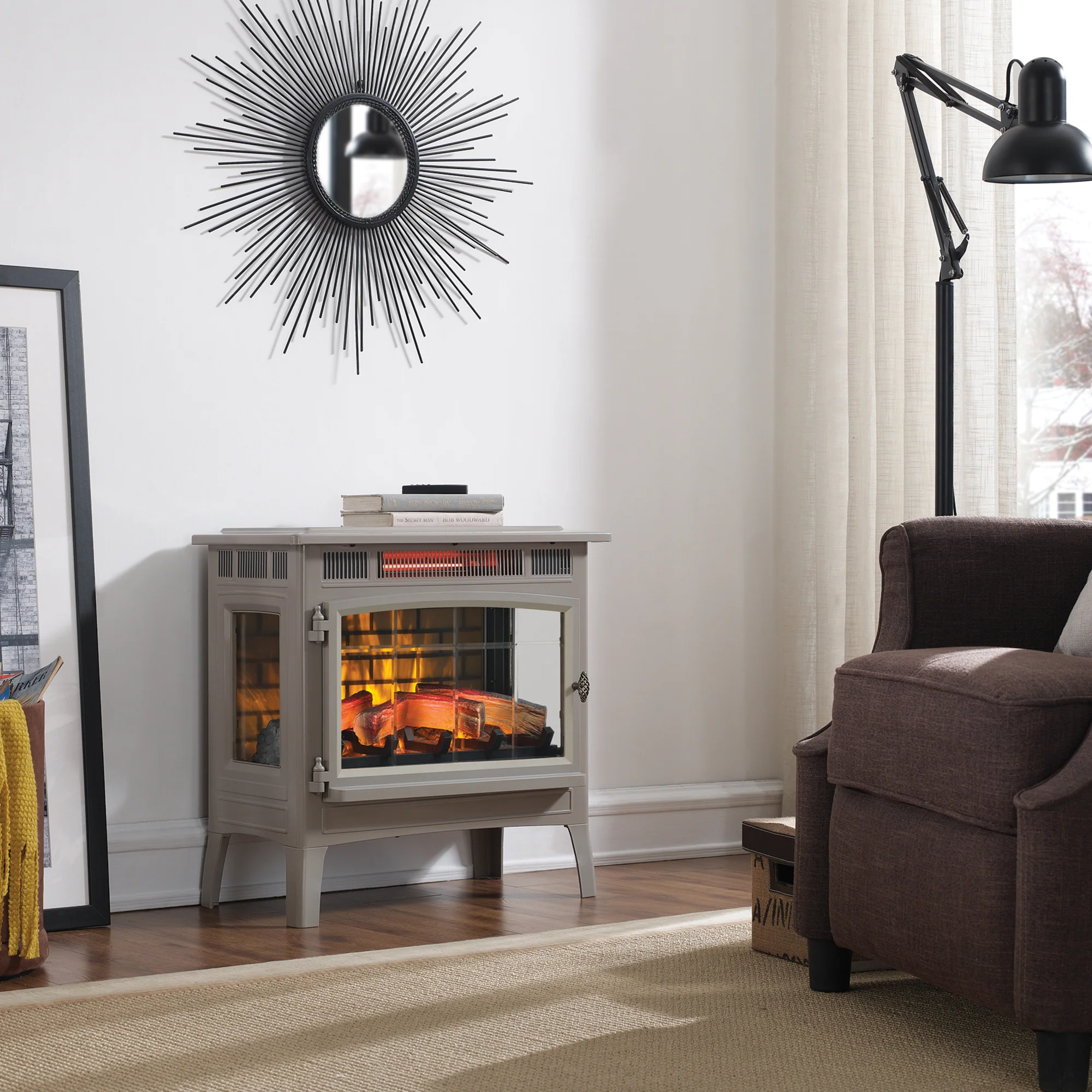 duraflame® Electric Infrared Fireplace Stove Heater with 3D Flame Effect - Image 29
