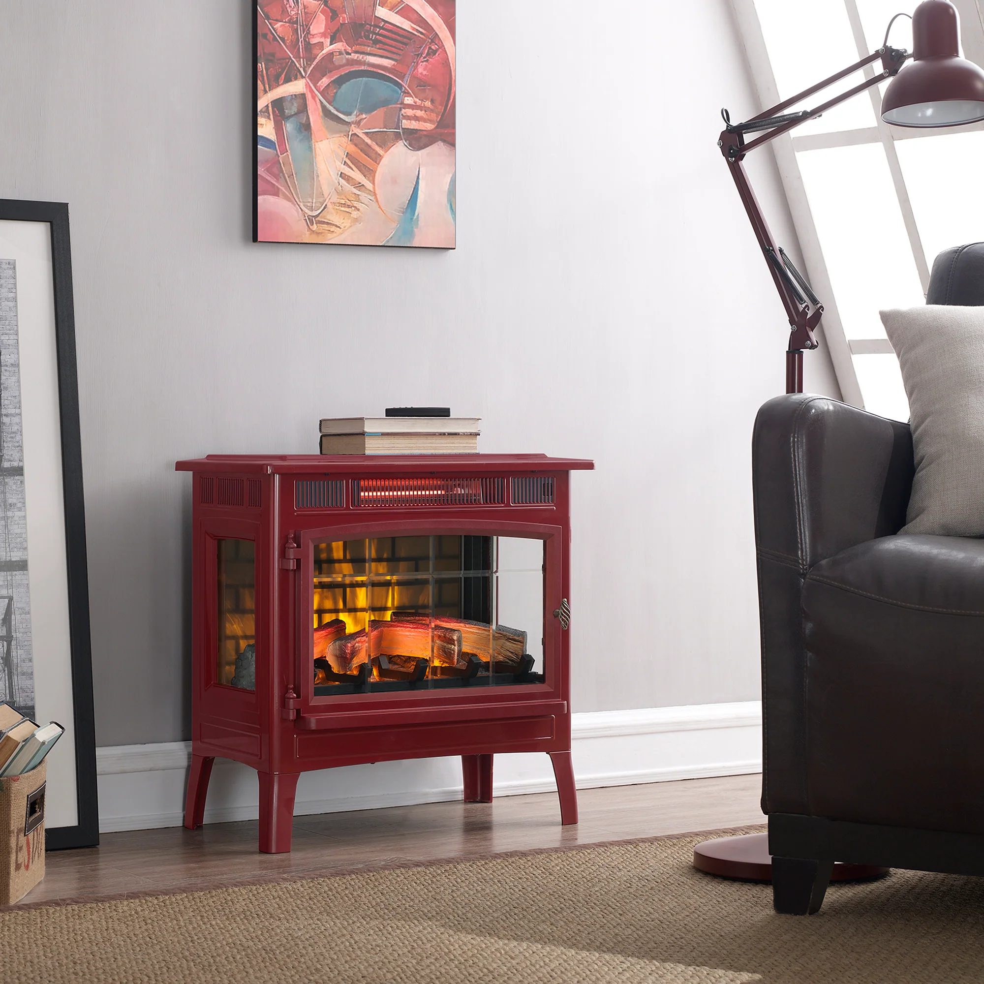 duraflame® Electric Infrared Fireplace Stove Heater with 3D Flame Effect - Image 34