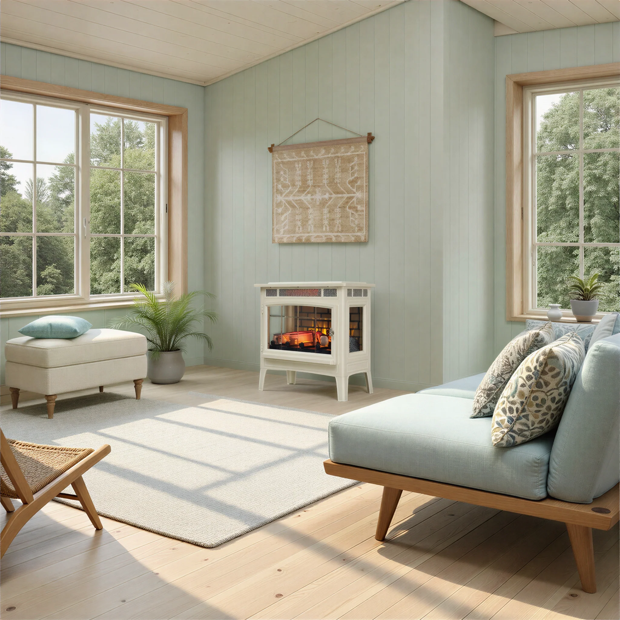 duraflame® Electric Infrared Fireplace Stove Heater with 3D Flame Effect - Image 42