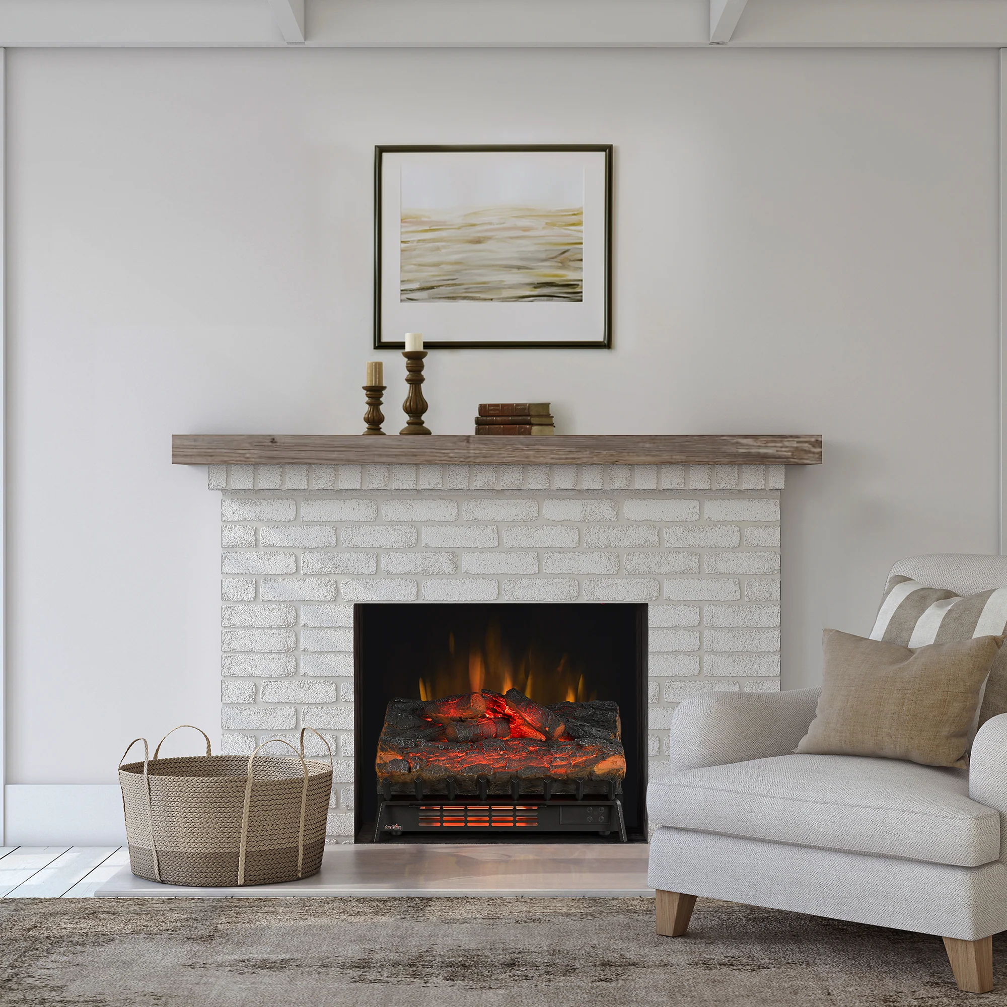 duraflame® Electric Infrared Log Set Heater with Remote - Image 6