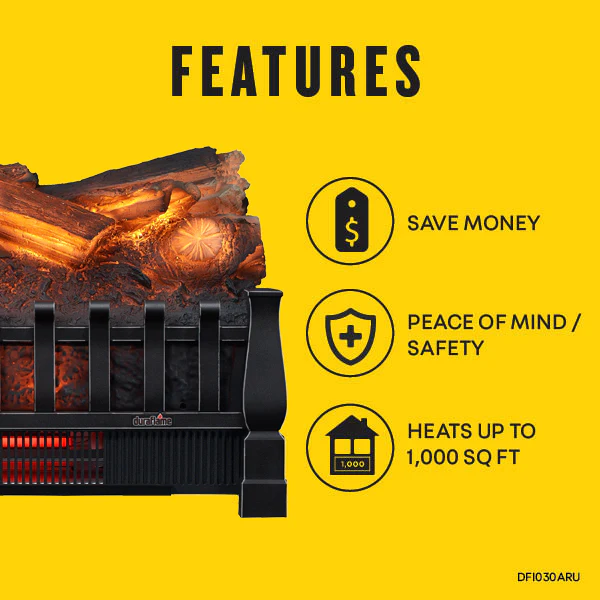 duraflame® Electric Infrared Log Set with Remote Control - Image 3