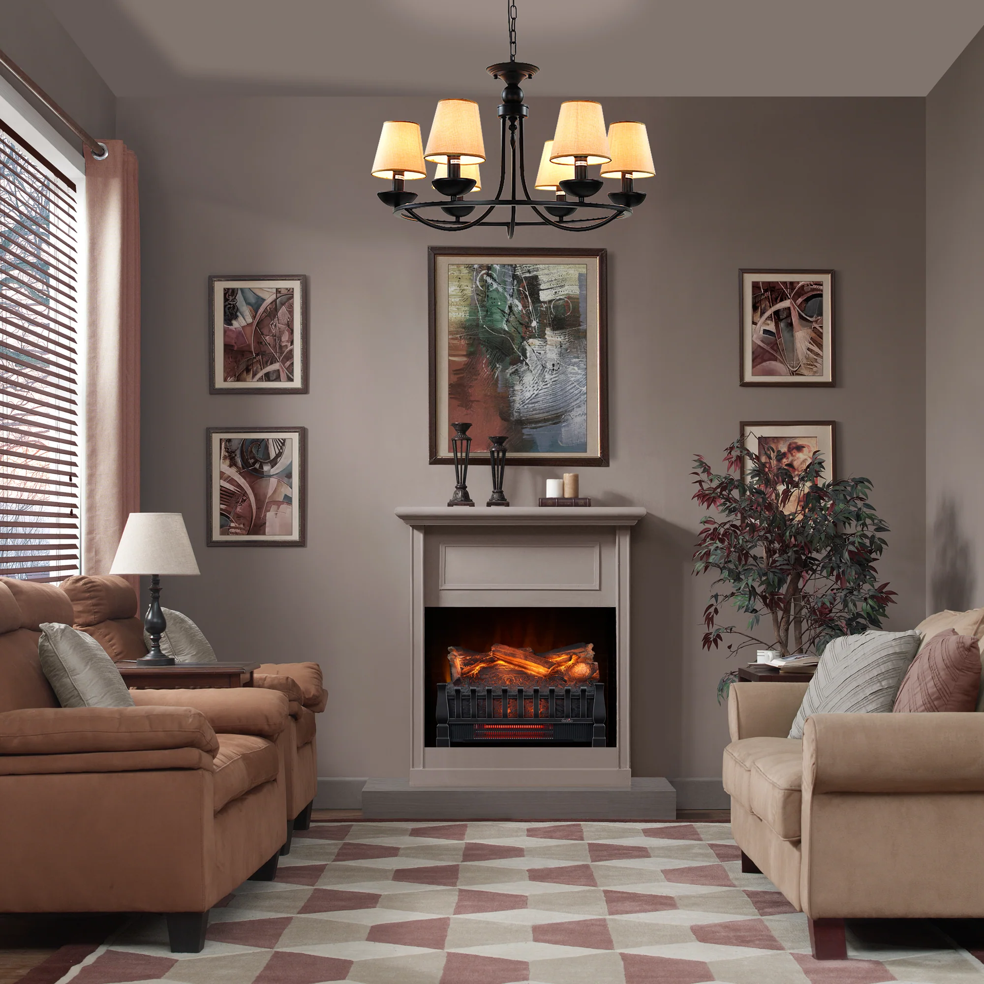 duraflame® Electric Infrared Log Set with Remote Control - Image 7