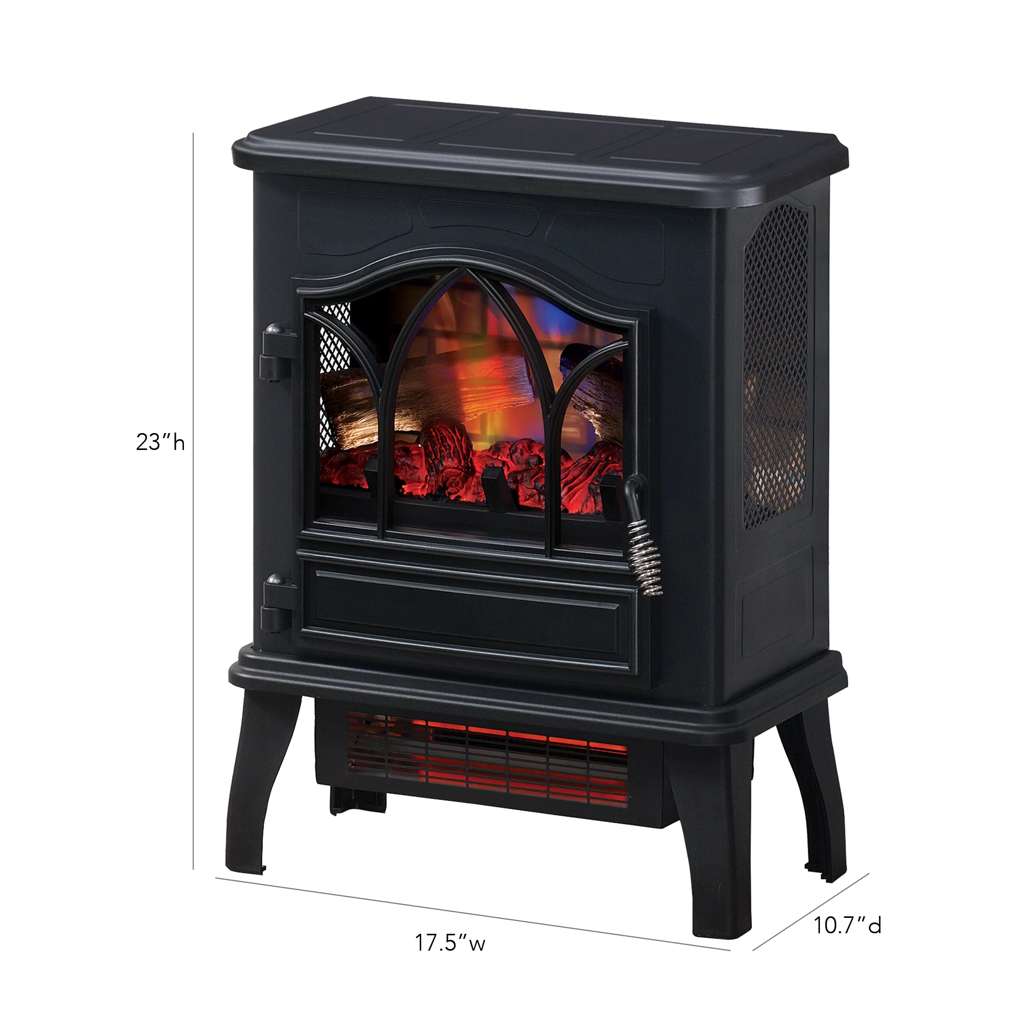 duraflame® 3D Flame Effect Electric Infrared Portable Fireplace Stove Heater - Image 5