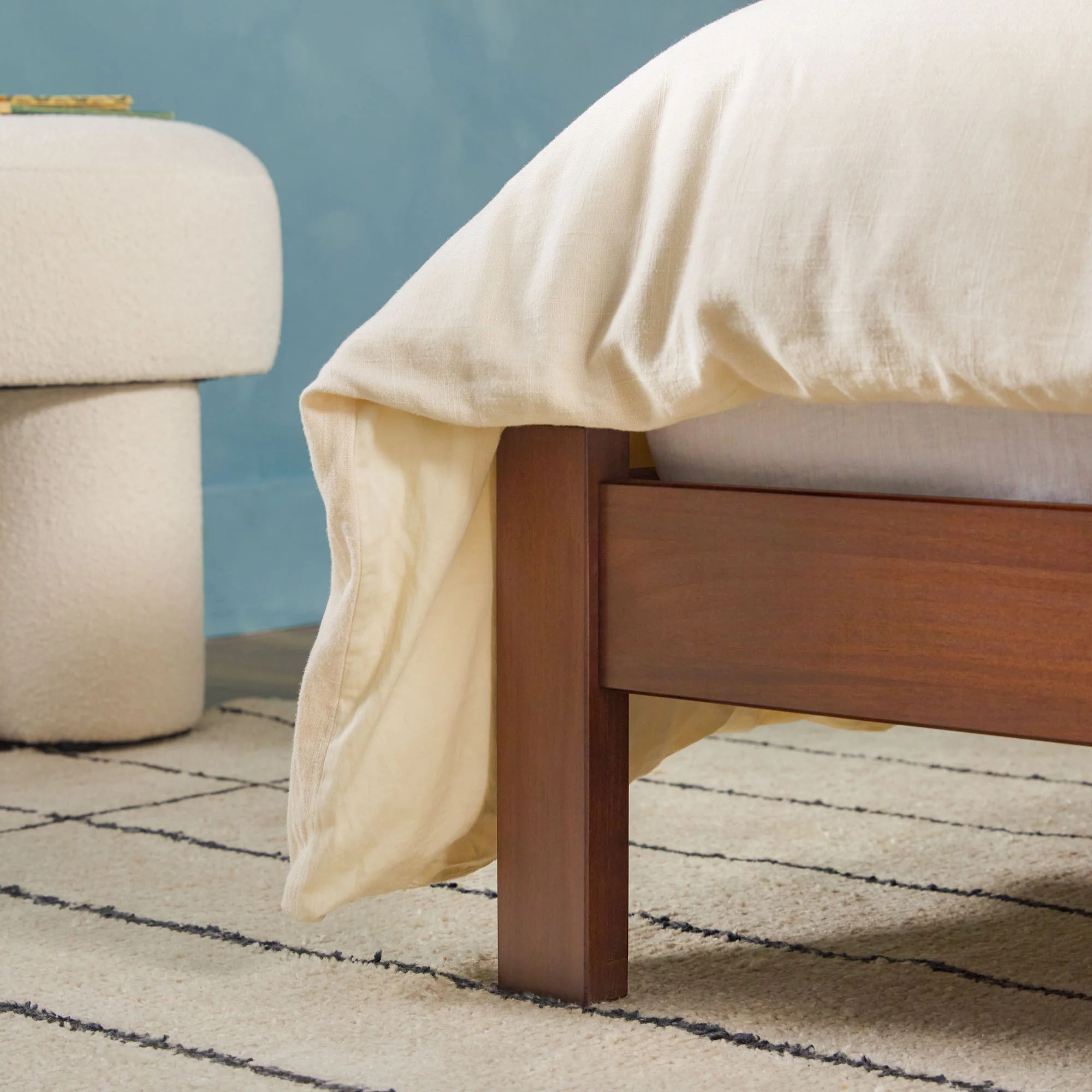 Elias Solid Wood Bed with Arched Headboard - Image 19