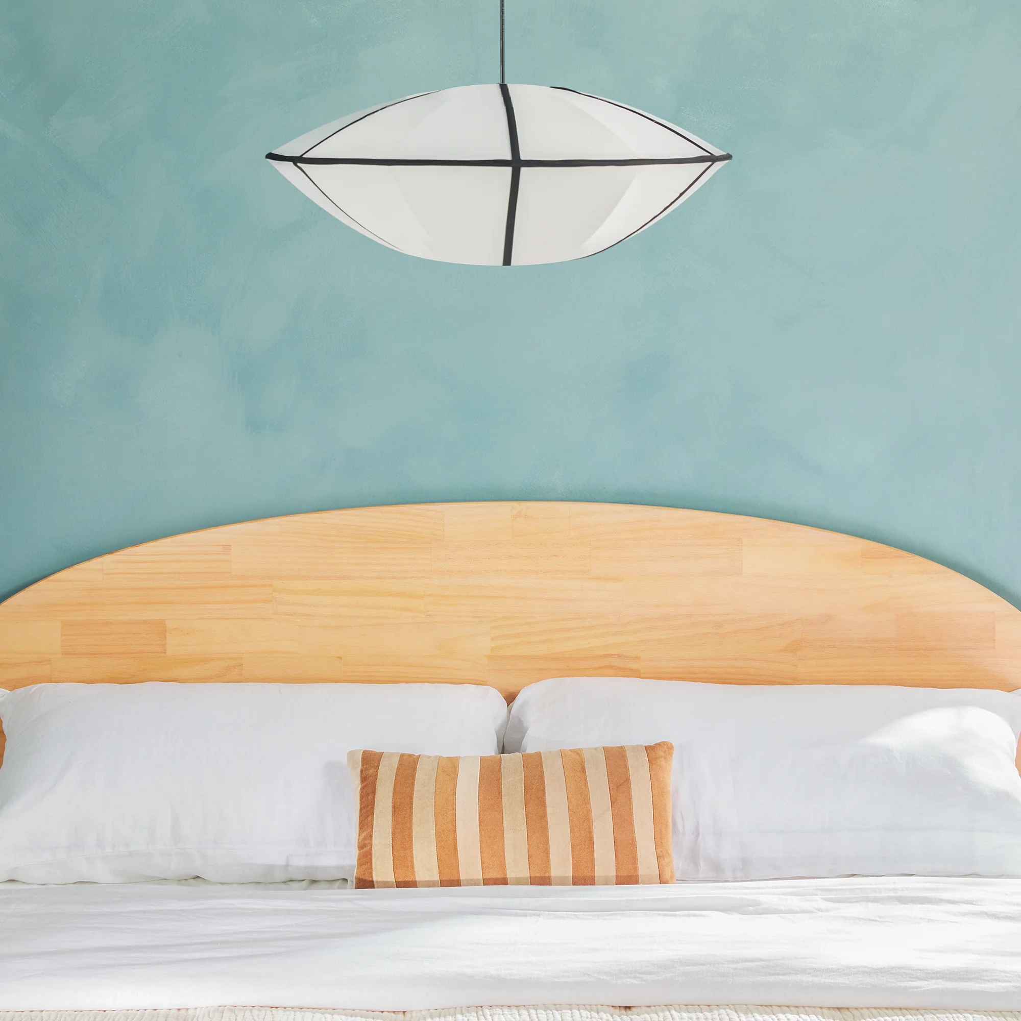 Elias Solid Wood Bed with Arched Headboard - Image 21