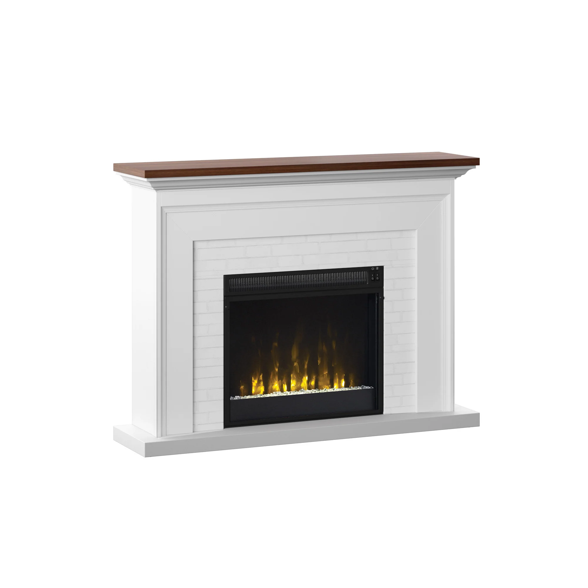 Farmhouse Wall Mantel with 23" Electric Fireplace - Image 4