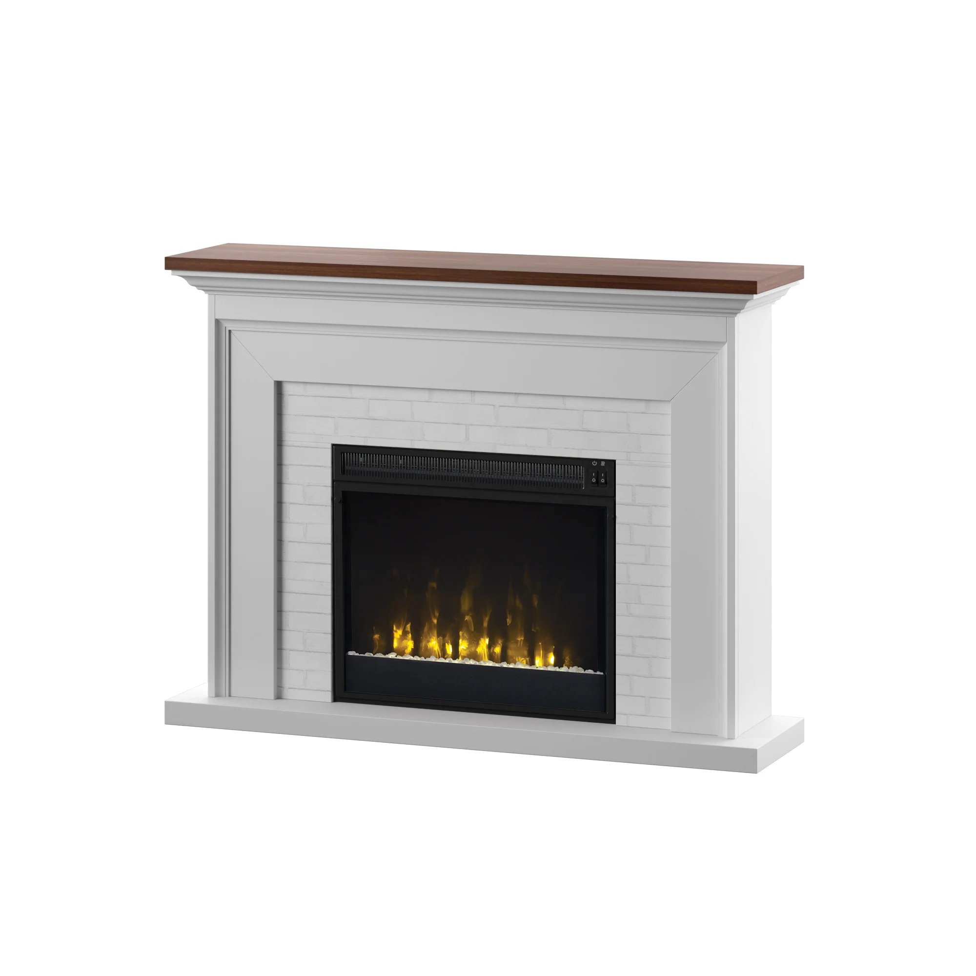 Farmhouse Wall Mantel with 23" Electric Fireplace - Image 5