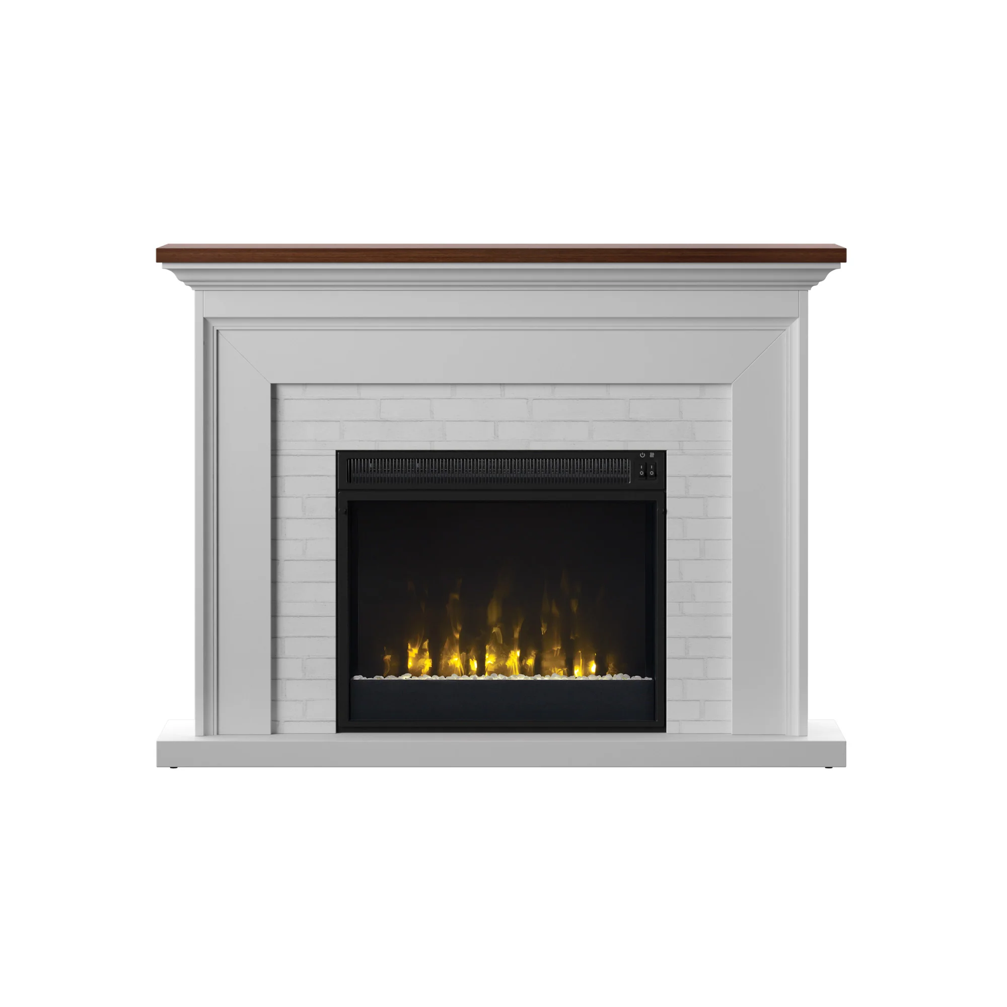Farmhouse Wall Mantel with 23" Electric Fireplace - Image 7