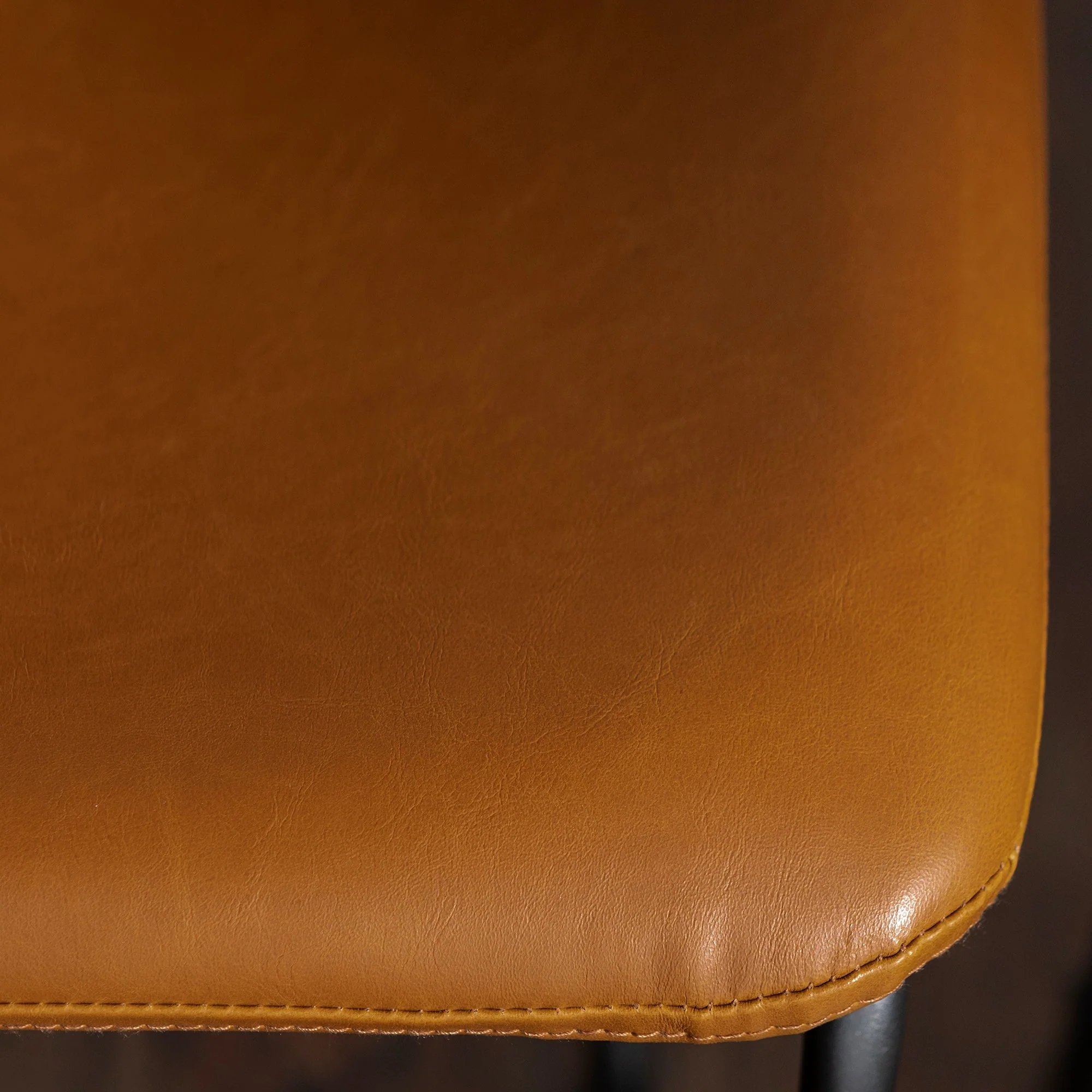 Faux Leather Counter Stools Set of 2 - Image 11