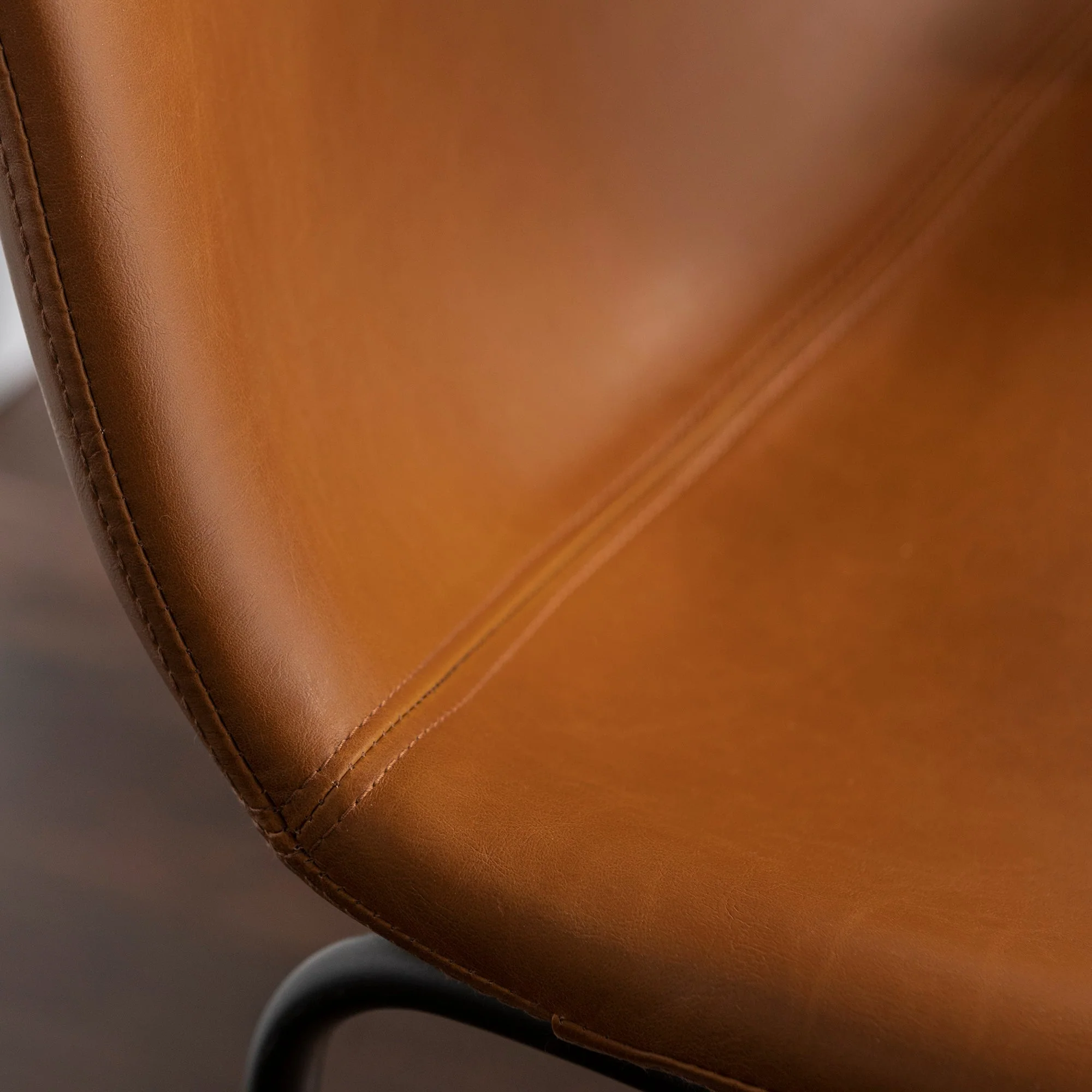 Faux Leather Counter Stools Set of 2 - Image 12