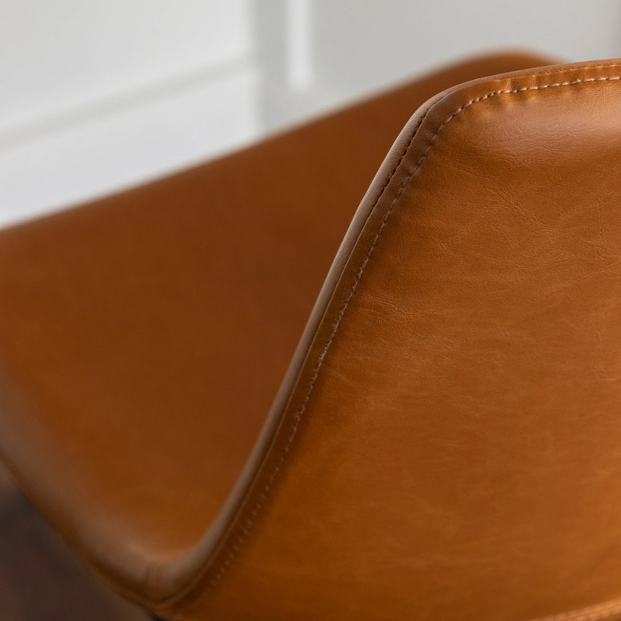 Faux Leather Counter Stools Set of 2 - Image 13