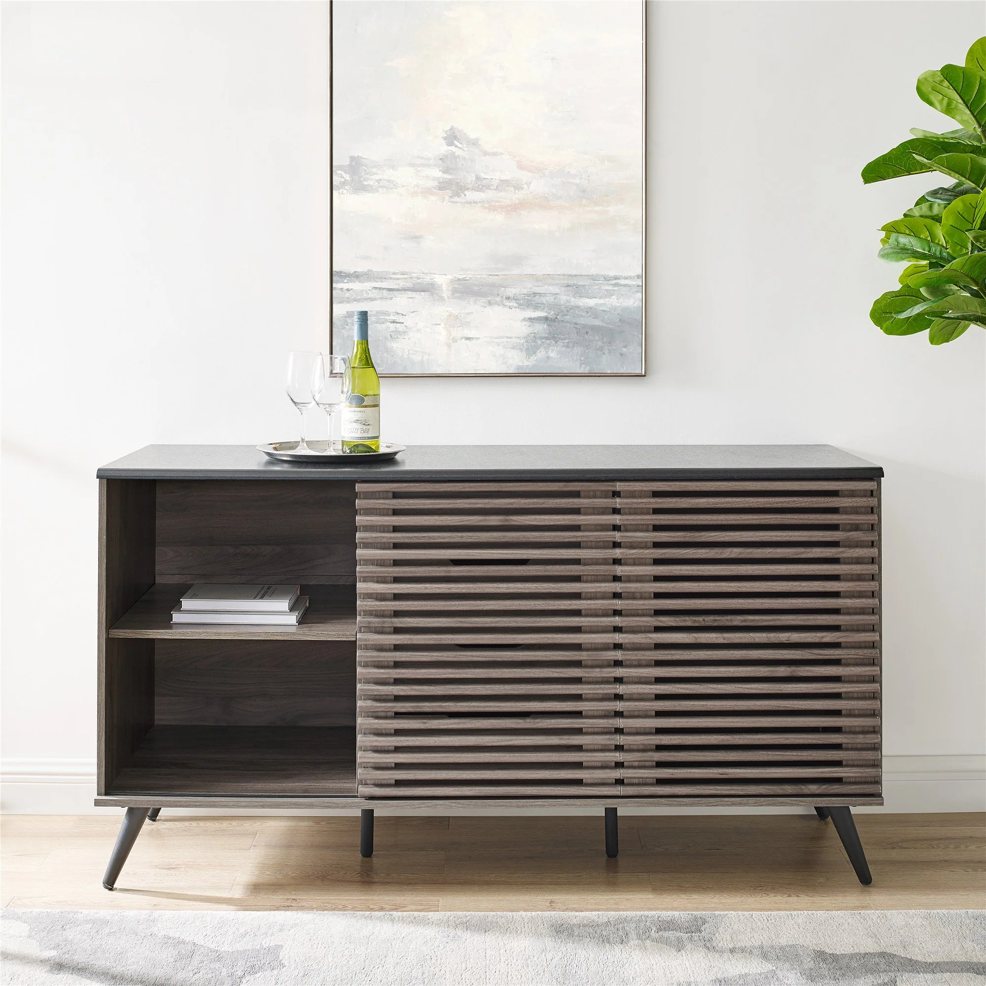 Havana Sliding Door Drawer Sideboard / TV Stand - Image 17
