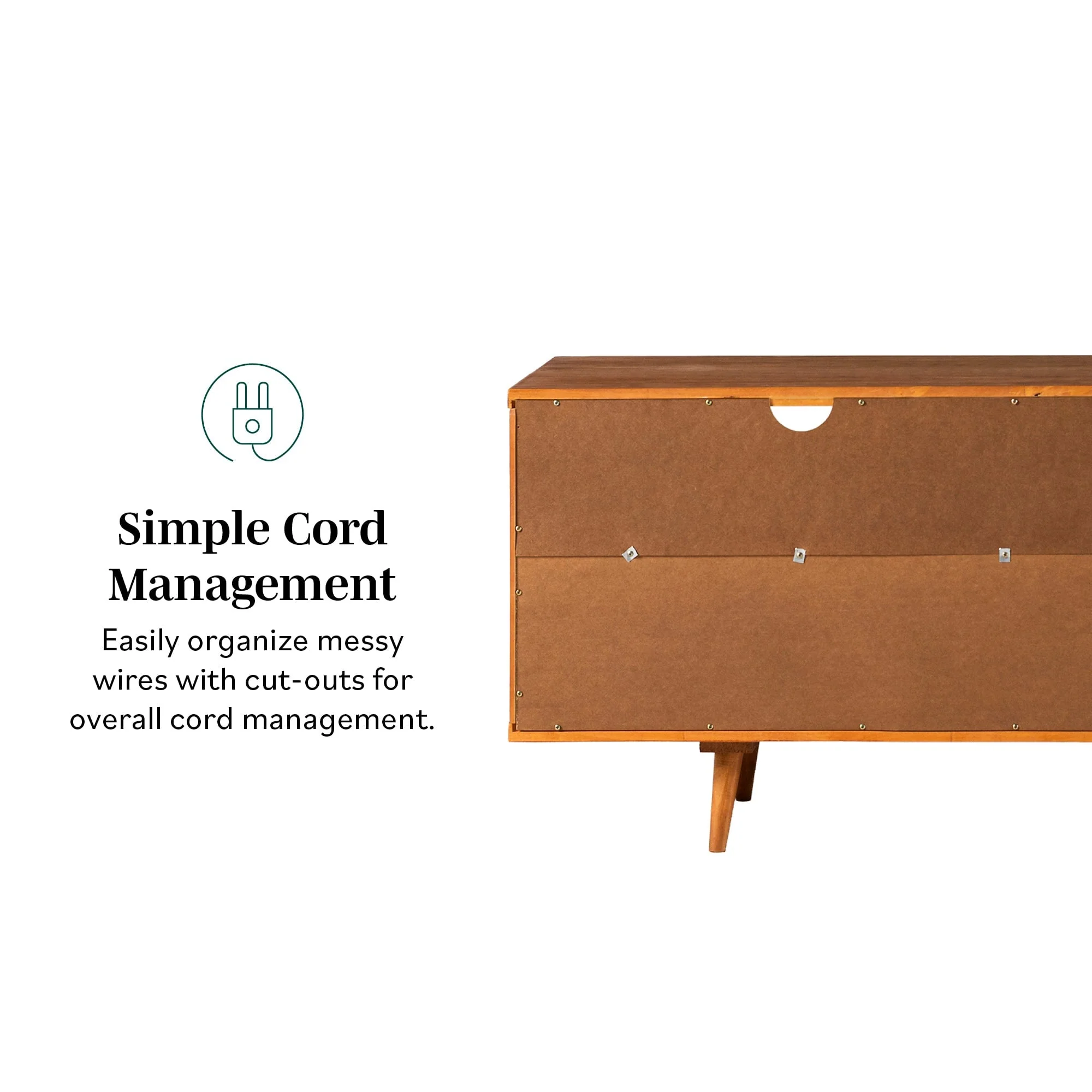 Sloane 3-Drawer Solid Wood TV Console - Image 4