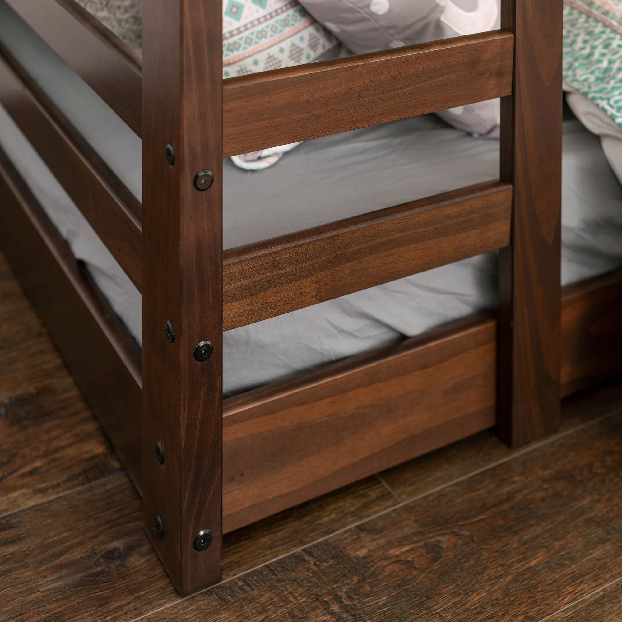 Cottage Classic Bunk Beds Jr. Twin Over Twin Solid Wood - Image 6