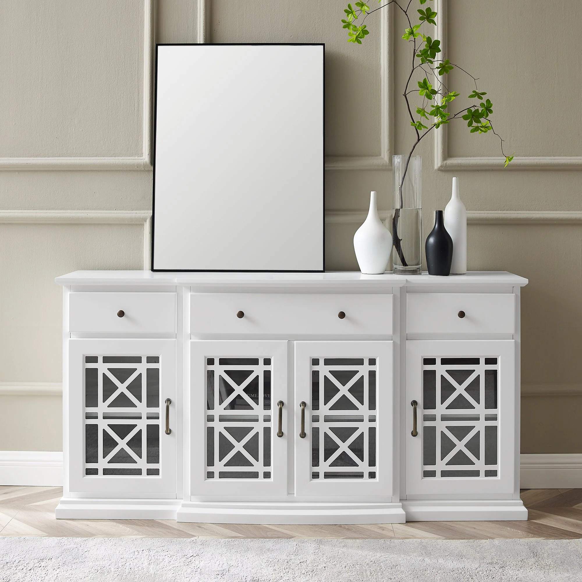 Landon Fretwork Buffet Sideboard & TV Stand - Image 6